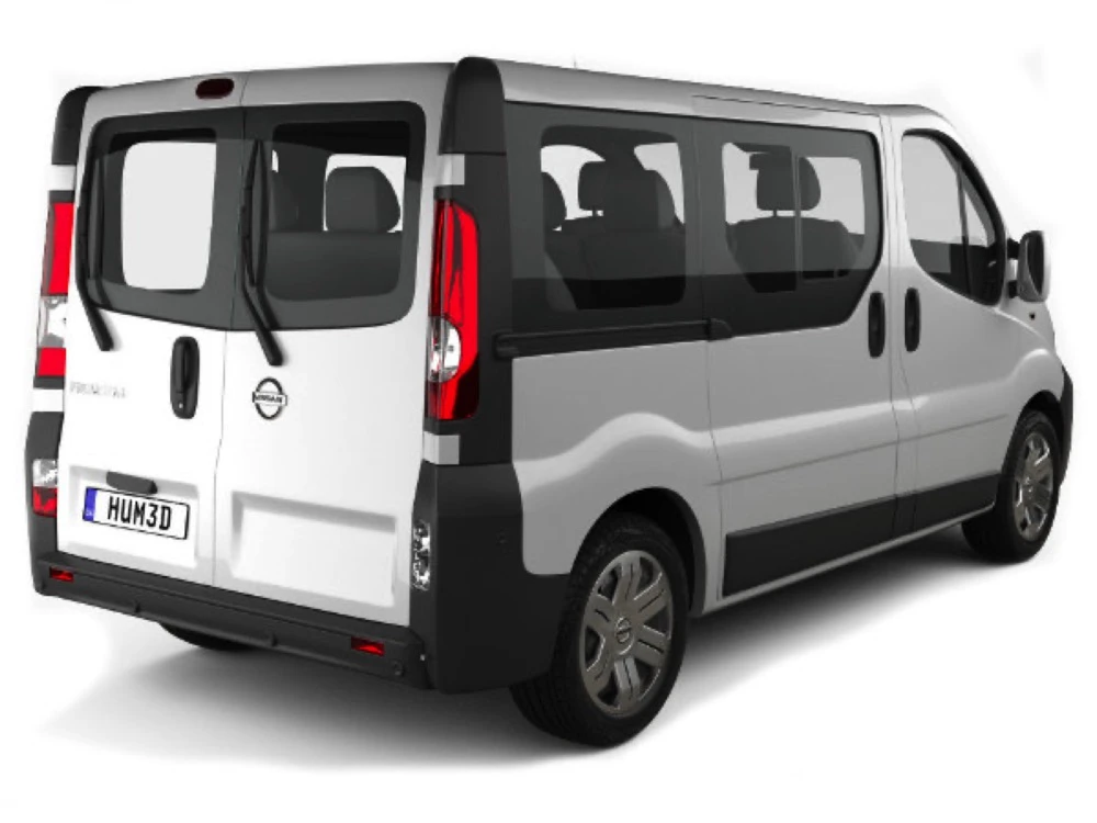 Wycieraczki Nissan Primastar 1 2002–2011 X83 van | dwuskrzydłowe tylne drzwi