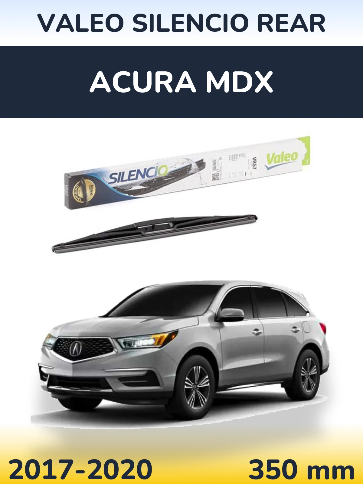 Tylna wycieraczka Valeo Silencio Rear 345 mm do Acura MDX 2017-2020