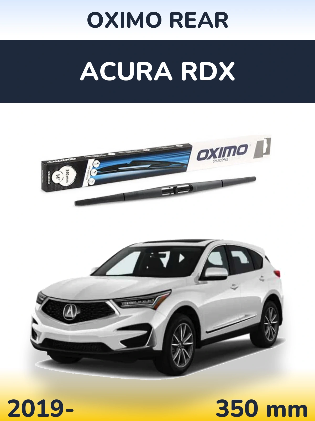 Задний дворник Oximo Rear 350 мм для Acura RDX 2019-2026