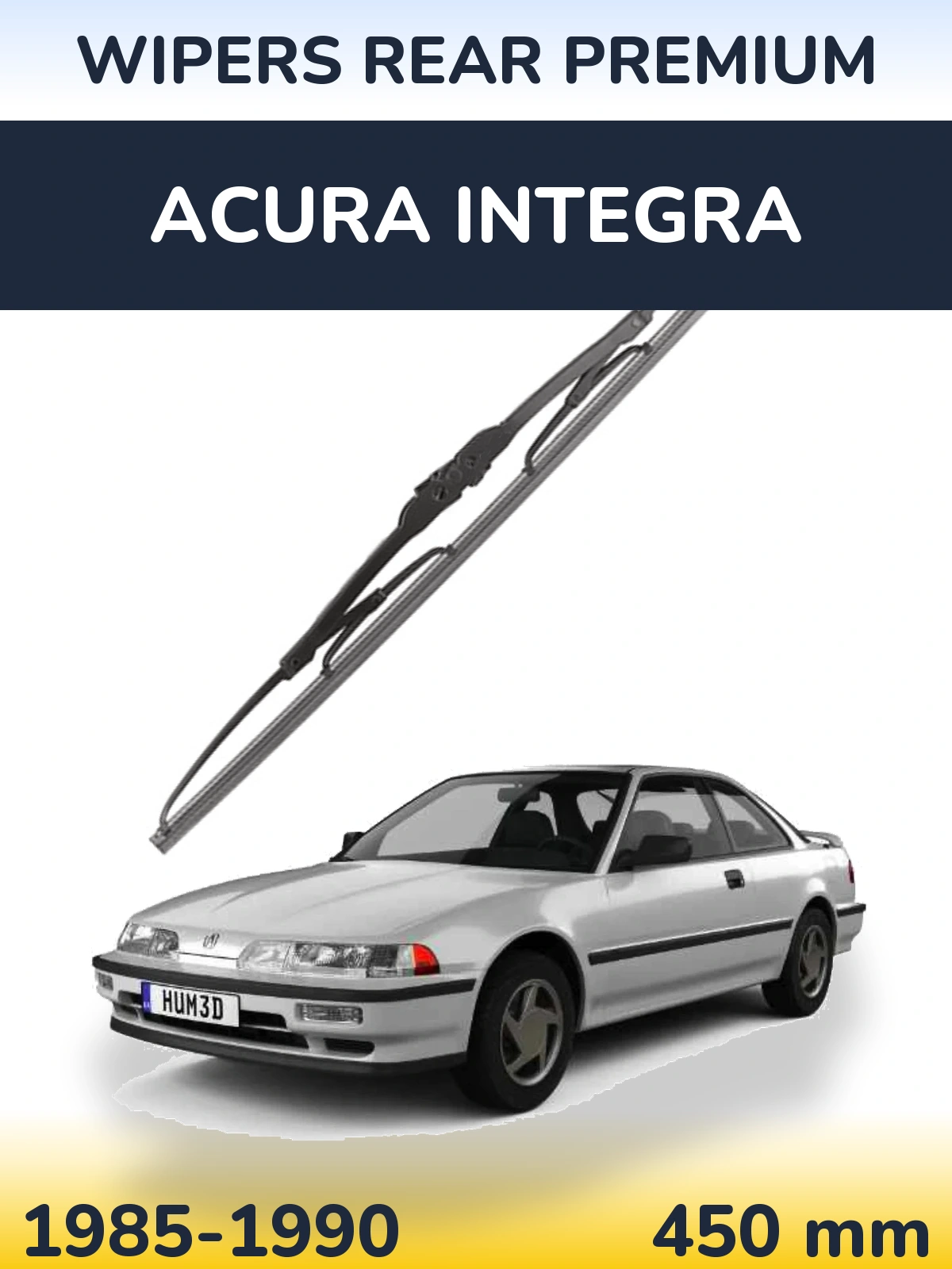 Tylna wycieraczka WIPERS REAR PREMIUM 450 mm do Acura Integra 1985-1990