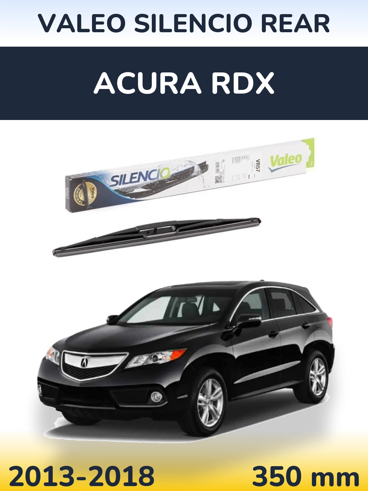 Tylna wycieraczka Valeo Silencio Rear 345 mm do Acura RDX 2013-2018