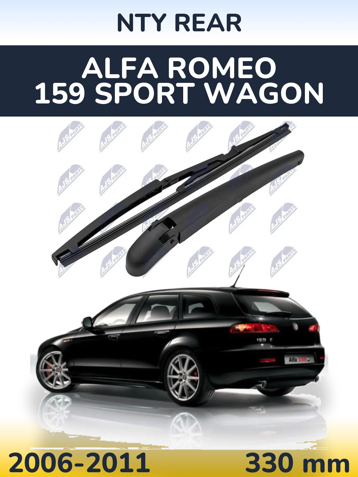 Tylna wycieraczka NTY Rear 330 mm do Alfa Romeo 159 Sport Wagon 2006-2011