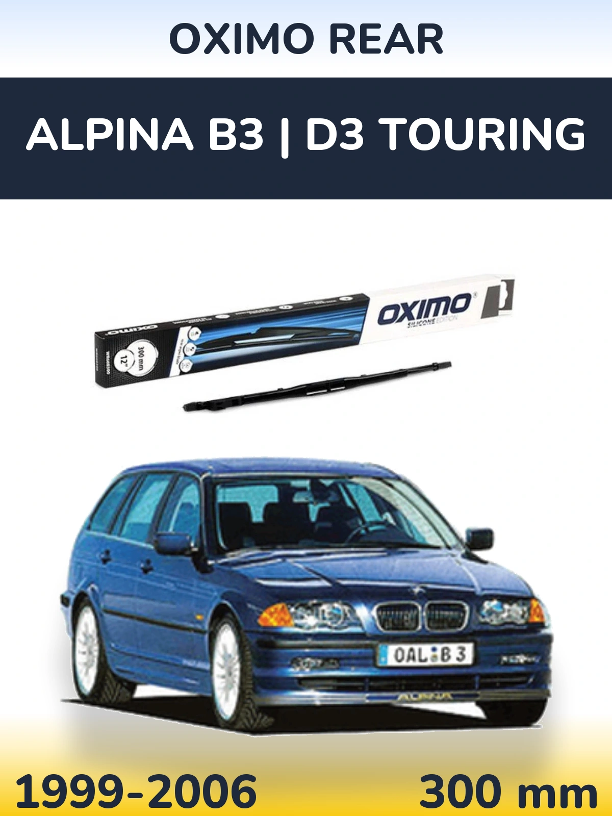 Tylna wycieraczka Oximo Rear 300 mm do Alpina B3 | D3 Touring 1999-2006