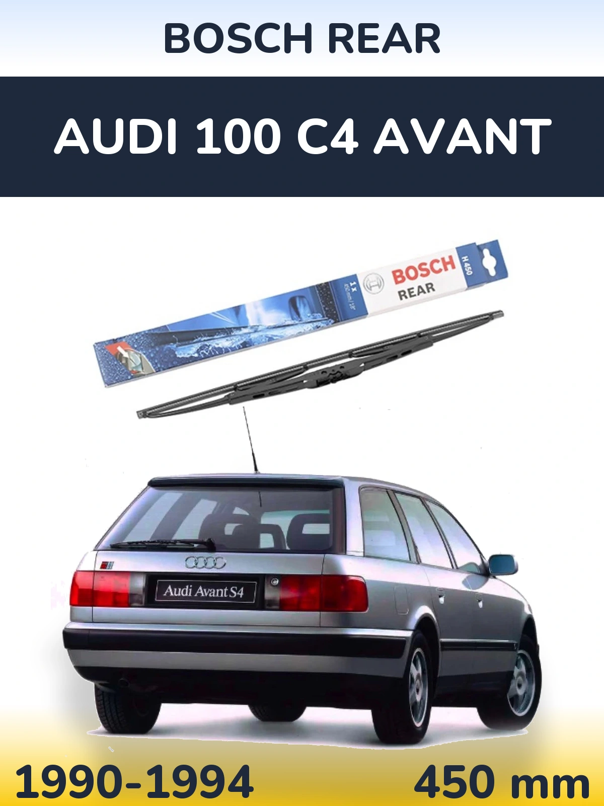 Tylna wycieraczka BOSCH Rear 450 mm do Audi 100 C4 Avant 1990-1994