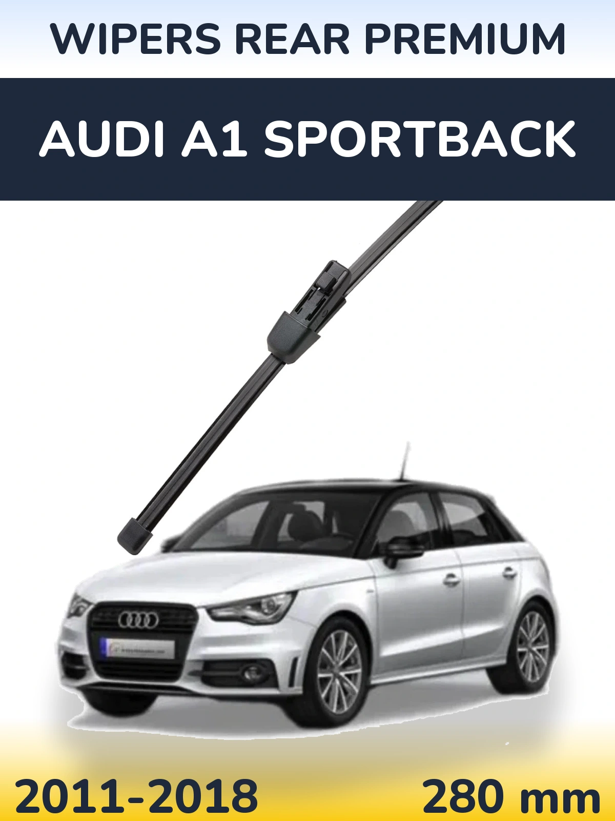 Rear wiper blade WIPERS REAR PREMIUM 280 mm for Audi A1 Sportback 2011-2018