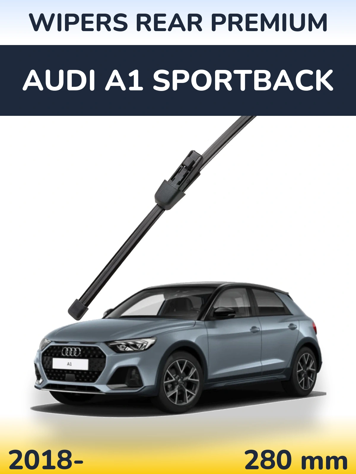 Tylna wycieraczka WIPERS REAR PREMIUM 280 mm do Audi A1 Sportback 2018-2026