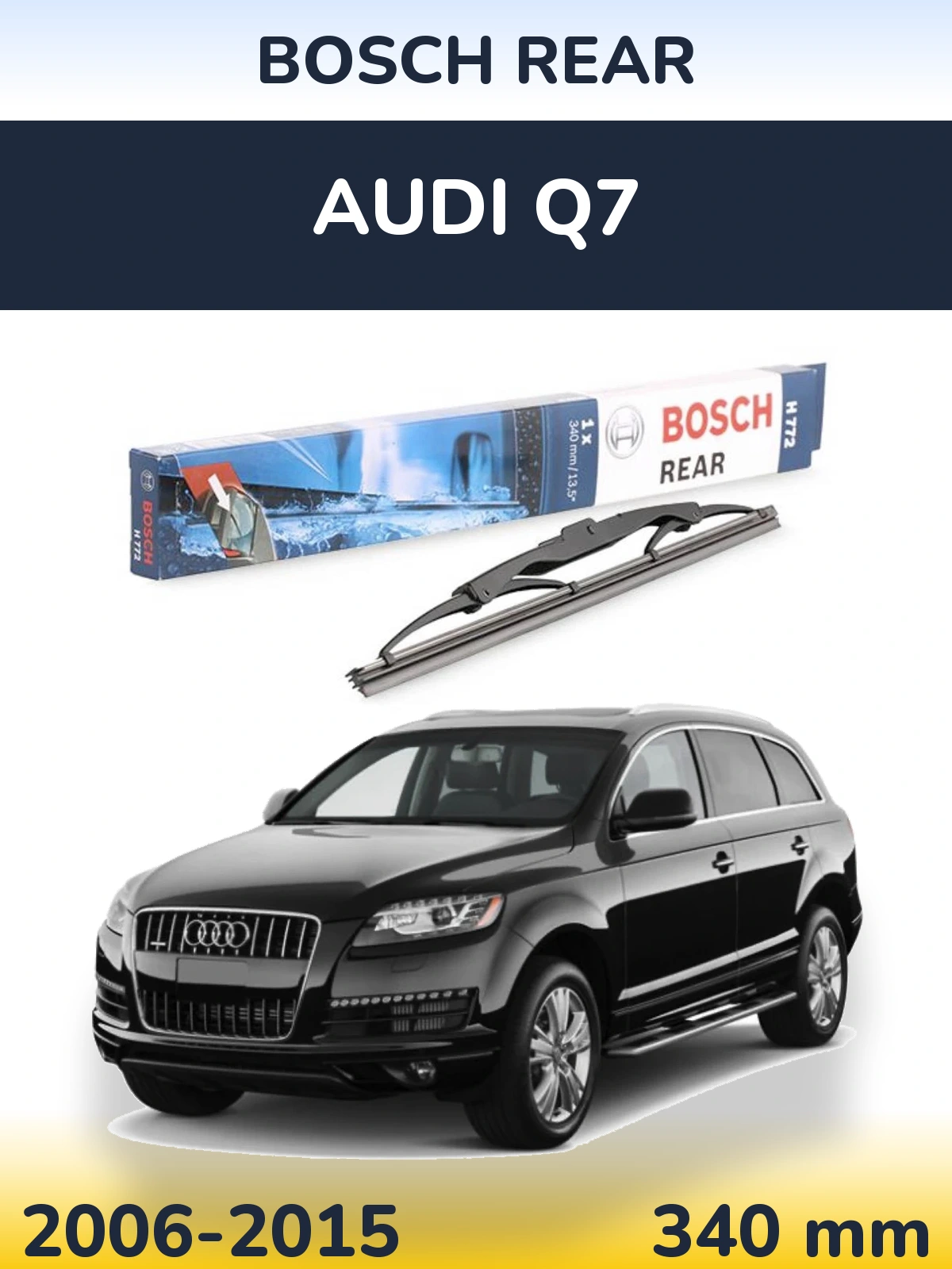 Tylna wycieraczka BOSCH Rear 340 mm do Audi Q7 2006-2015