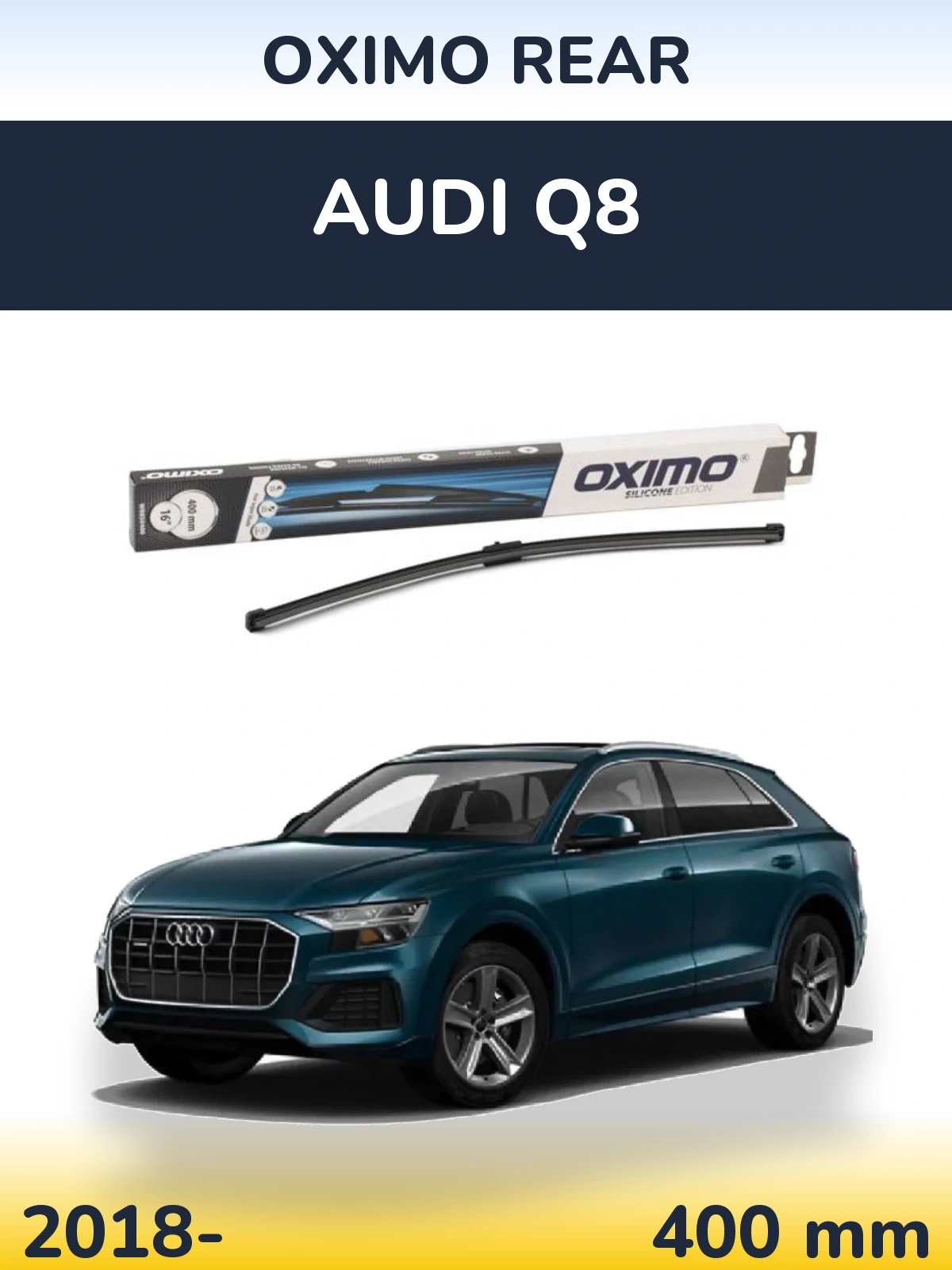 Tylna wycieraczka Oximo Rear 400 mm do Audi Q8 2018-2026