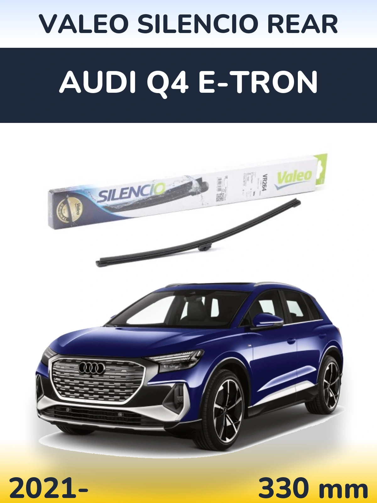 Tylna wycieraczka Valeo Silencio Rear 320 mm do Audi Q4 e-tron 2021-2026
