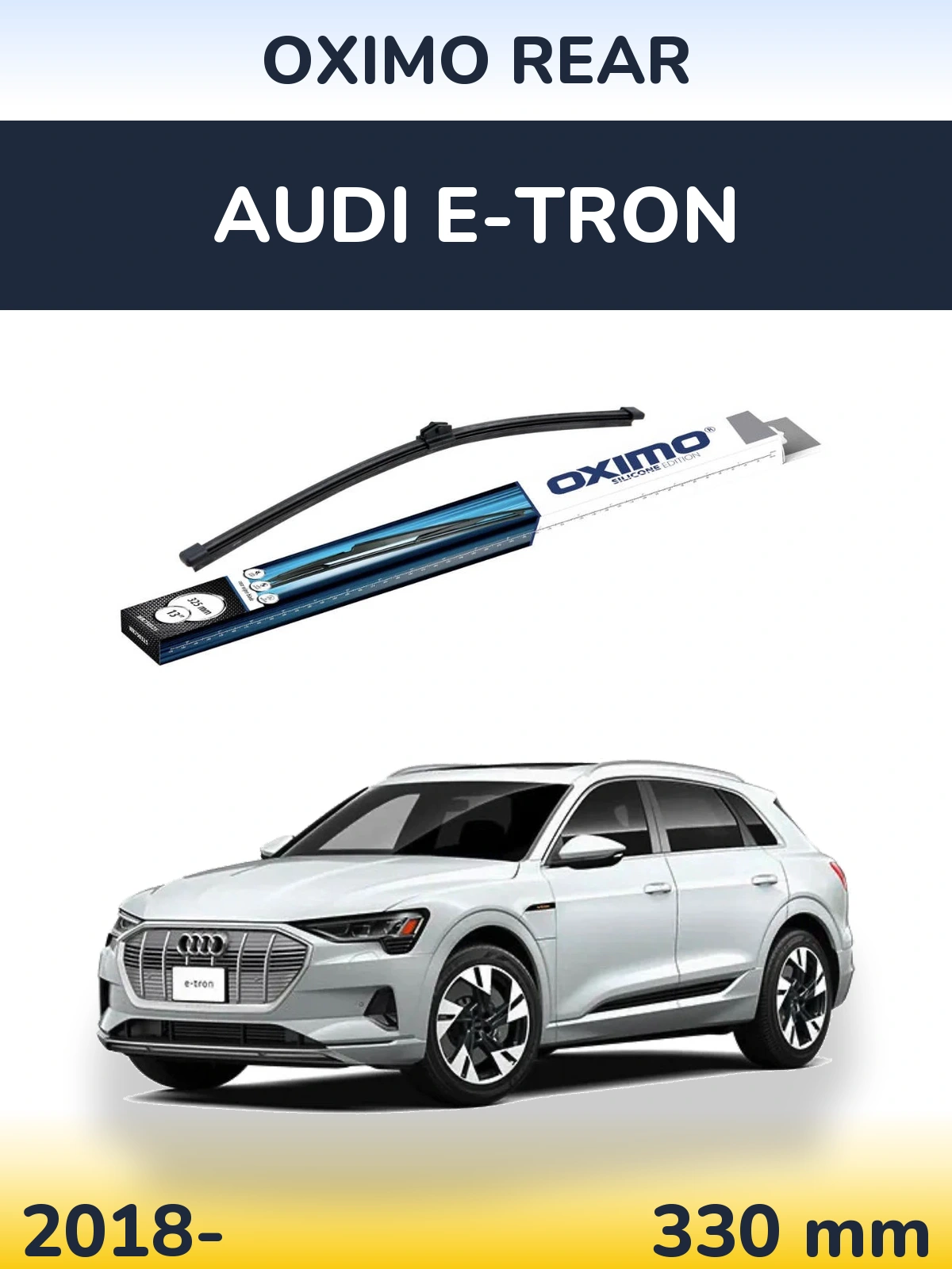 Rear wiper blade Oximo Rear 325 mm for Audi e-tron 2018-2026