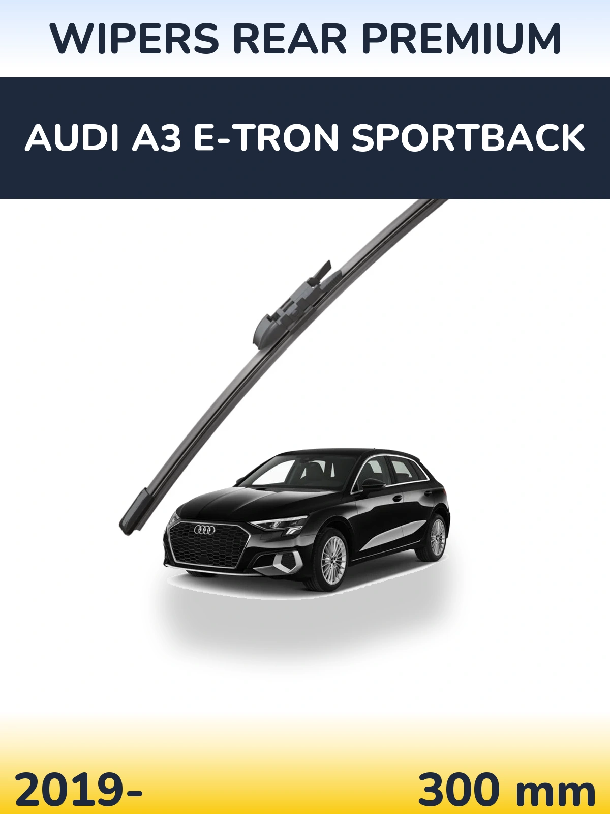 Tylna wycieraczka WIPERS REAR PREMIUM 300 mm do Audi A3 e-tron Sportback 2019-2026