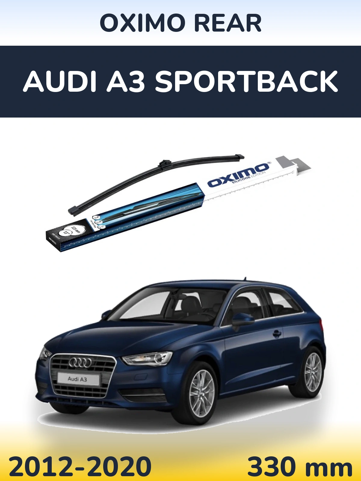 Задний дворник Oximo Rear 325 мм для Audi A3 Sportback 2012-2020