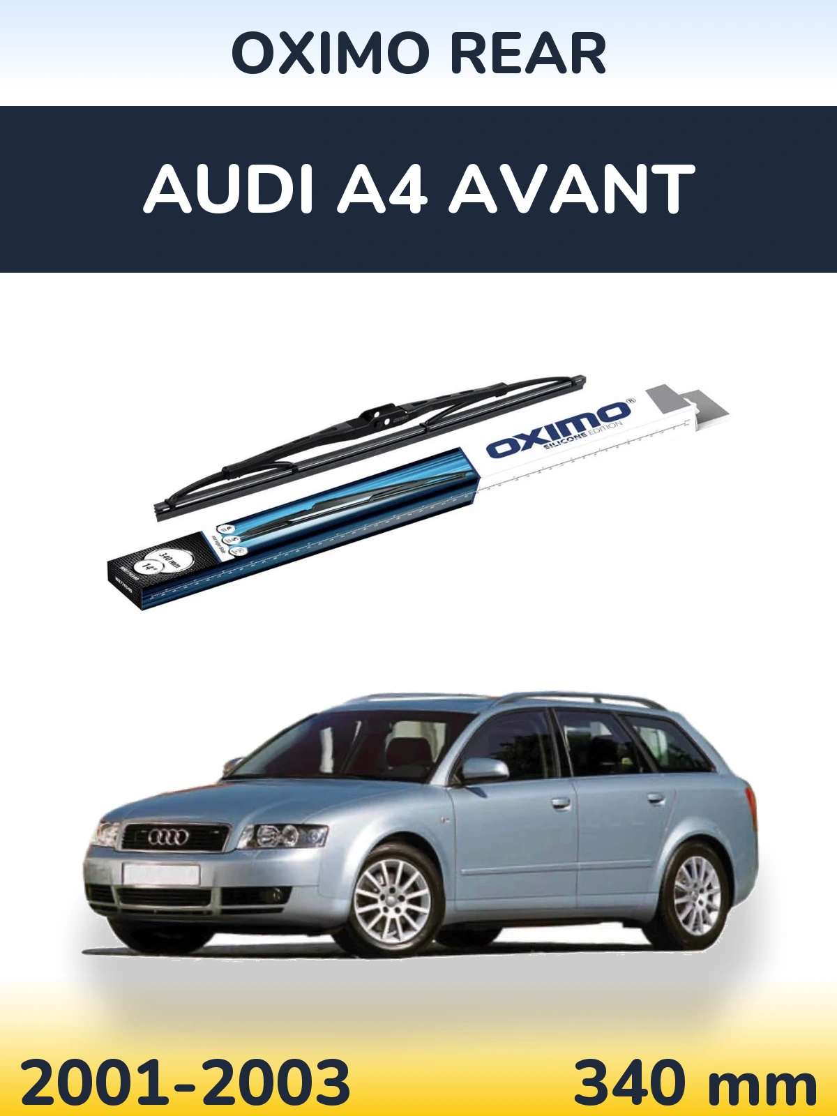 Tylna wycieraczka Oximo Rear 340 mm do Audi A4 Avant 2001-2003