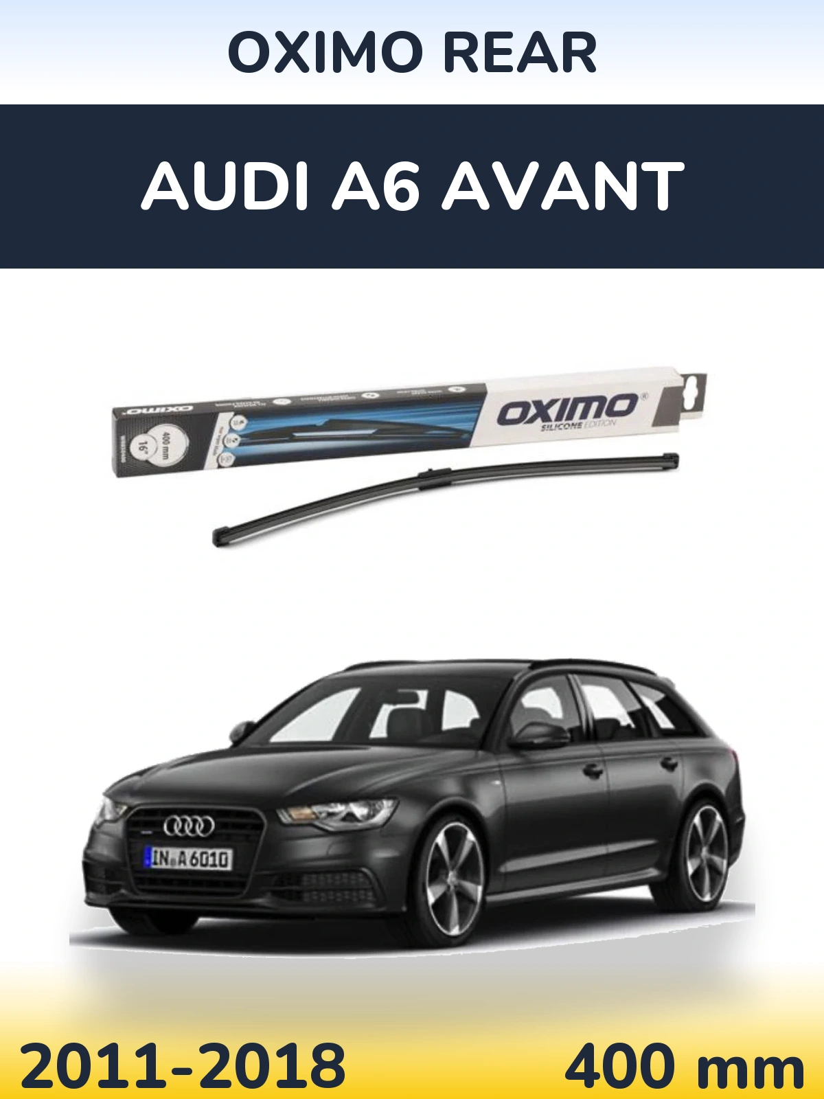 Задний дворник Oximo Rear 400 мм для Audi A6 Avant 2011-2018