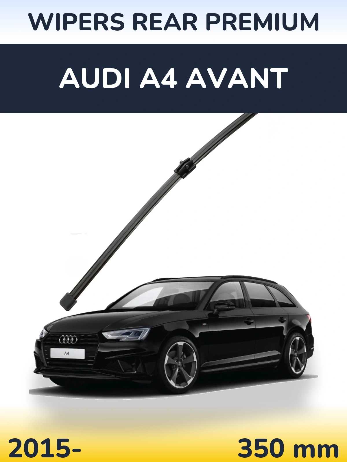 Rear wiper blade WIPERS REAR PREMIUM 350 mm for Audi A4 Avant 2015-2026