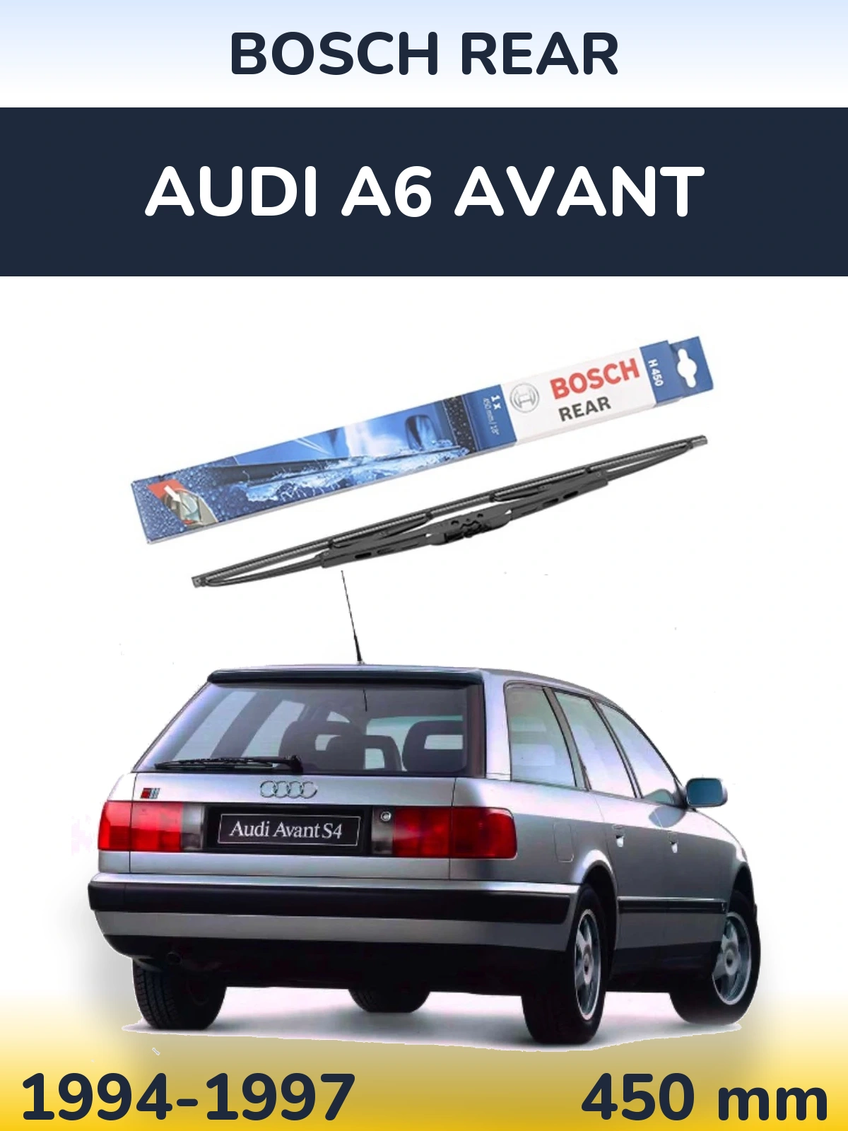Tylna wycieraczka BOSCH Rear 450 mm do Audi A6 Avant 1994-1997