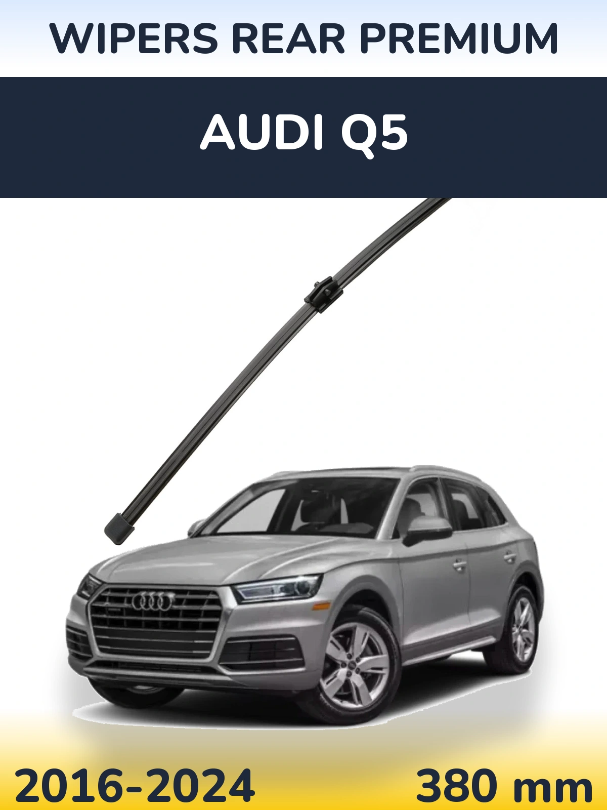 Tylna wycieraczka WIPERS REAR PREMIUM 380 mm do Audi Q5 2016-2024