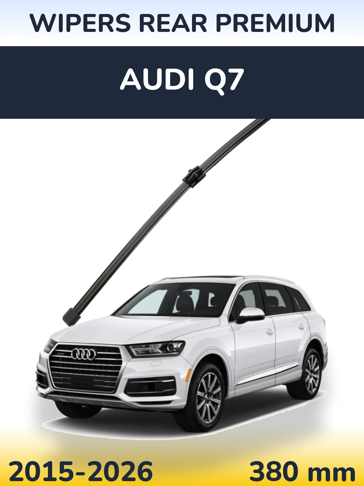 Tylna wycieraczka WIPERS REAR PREMIUM 380 mm do Audi Q7 2015-2026