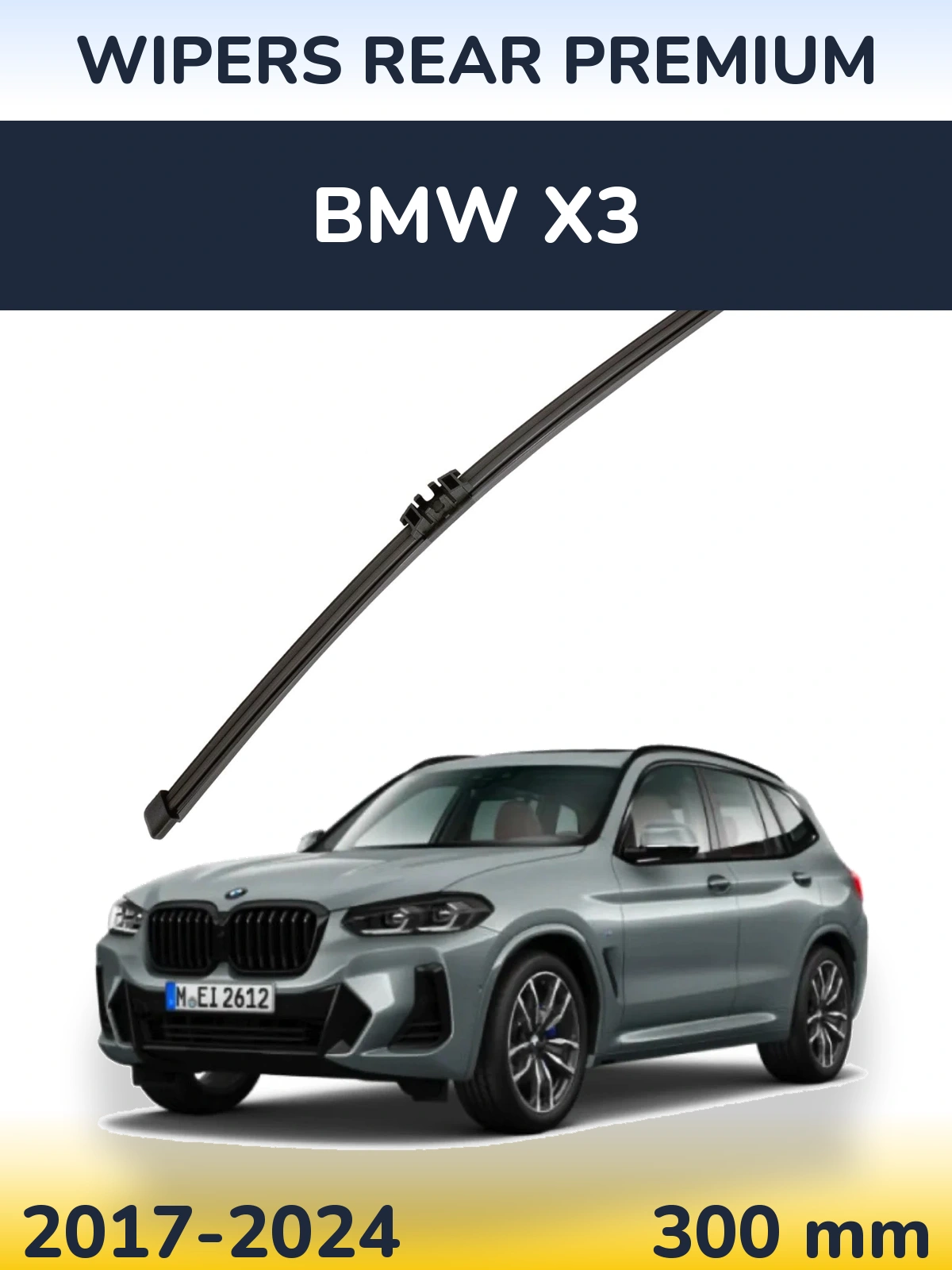 Tylna wycieraczka WIPERS REAR PREMIUM 300 mm do BMW X3 2017-2024