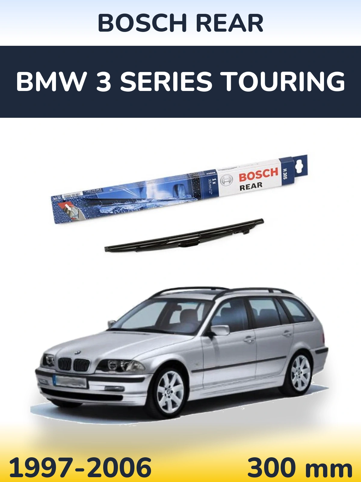 Tylna wycieraczka BOSCH Rear 300 mm do BMW Seria 3 Touring 1997-2006