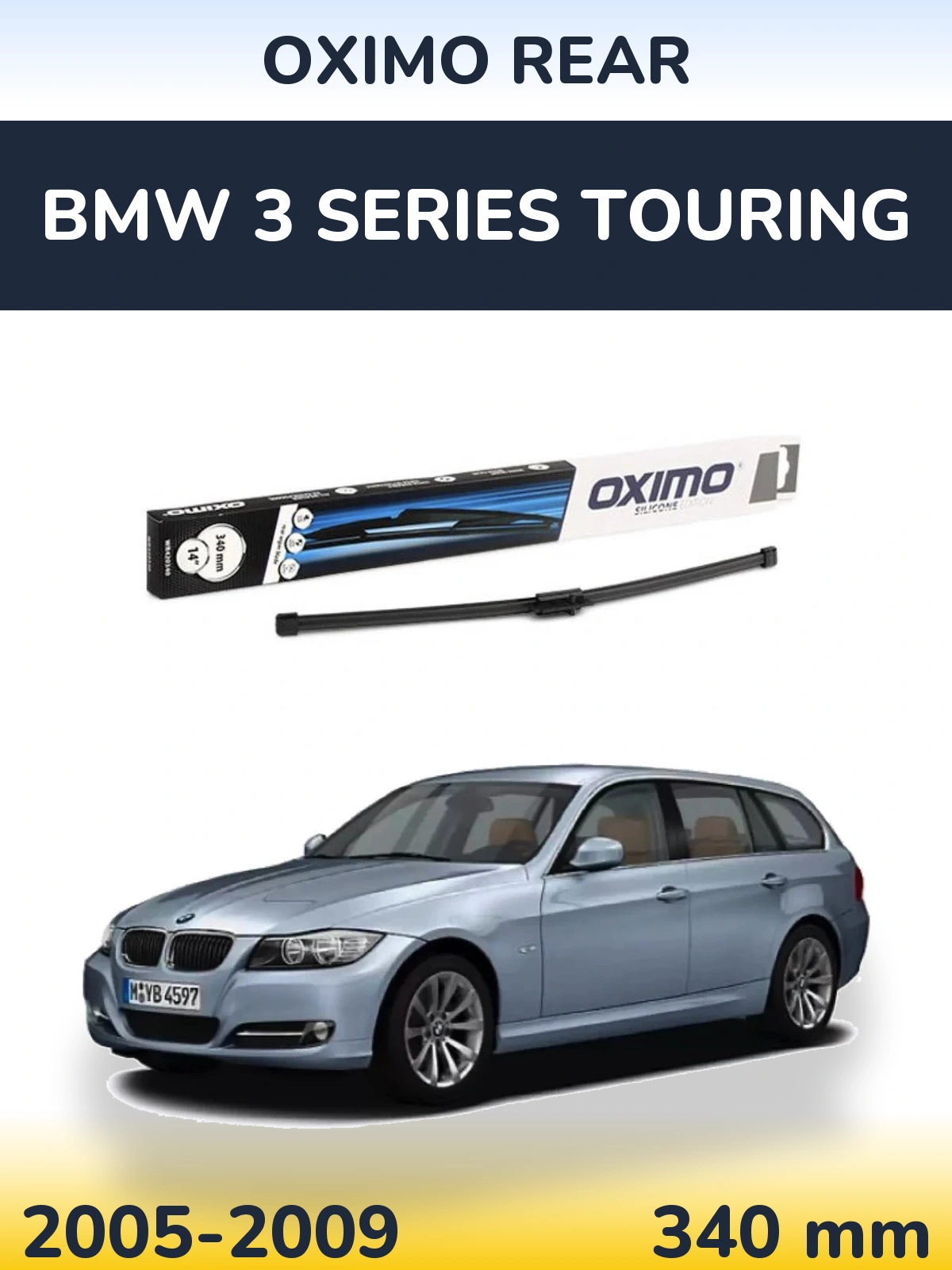 Tylna wycieraczka Oximo Rear 340 mm do BMW Seria 3 Touring 2005-2009