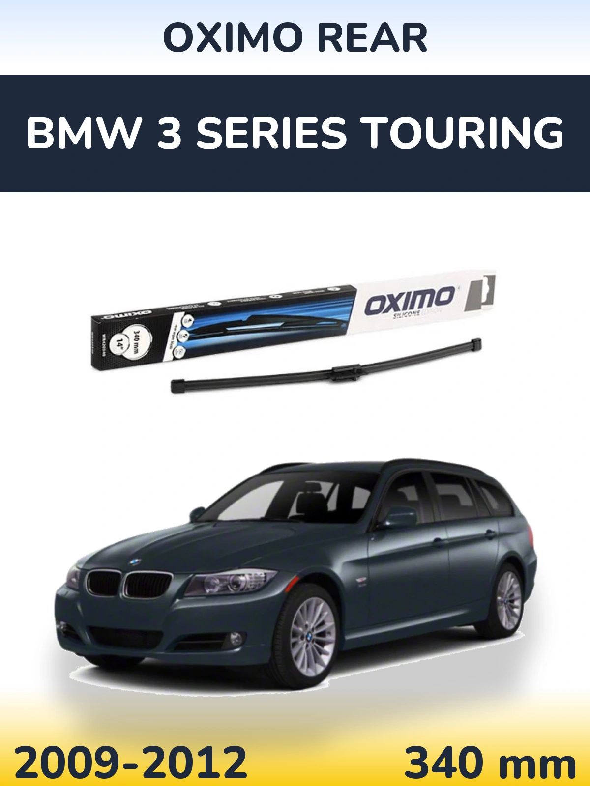 Tylna wycieraczka Oximo Rear 340 mm do BMW Seria 3 Touring 2009-2012