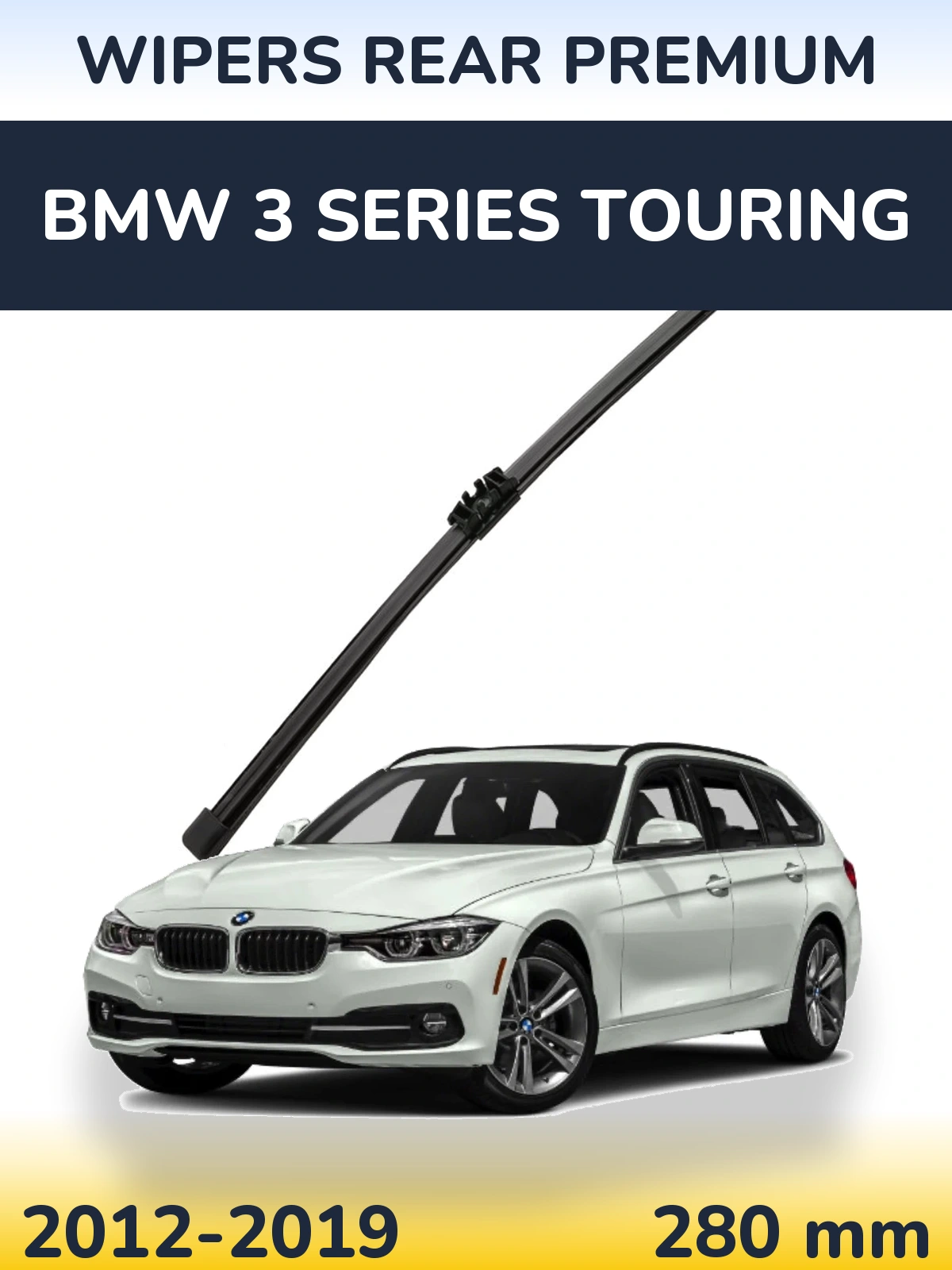 Задний дворник WIPERS REAR PREMIUM 280 мм для BMW 3 Series Touring 2012-2019