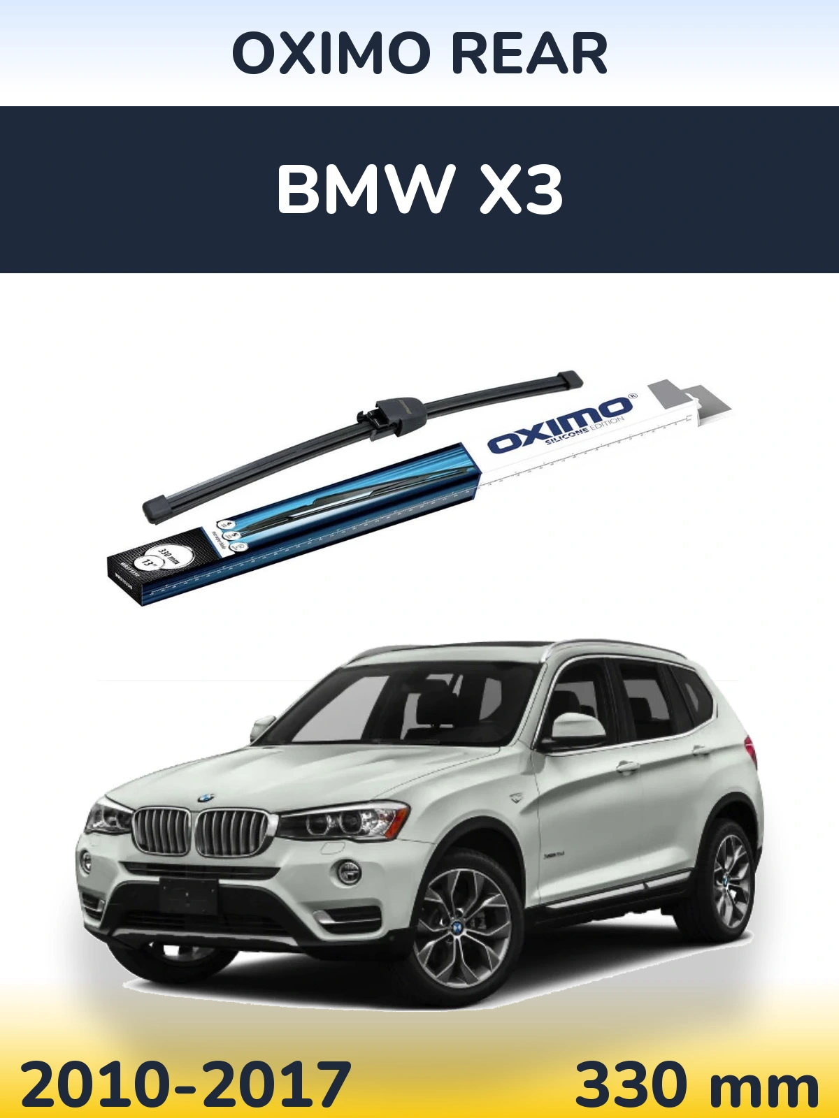 Tylna wycieraczka Oximo Rear 330 mm do BMW X3 2010-2017