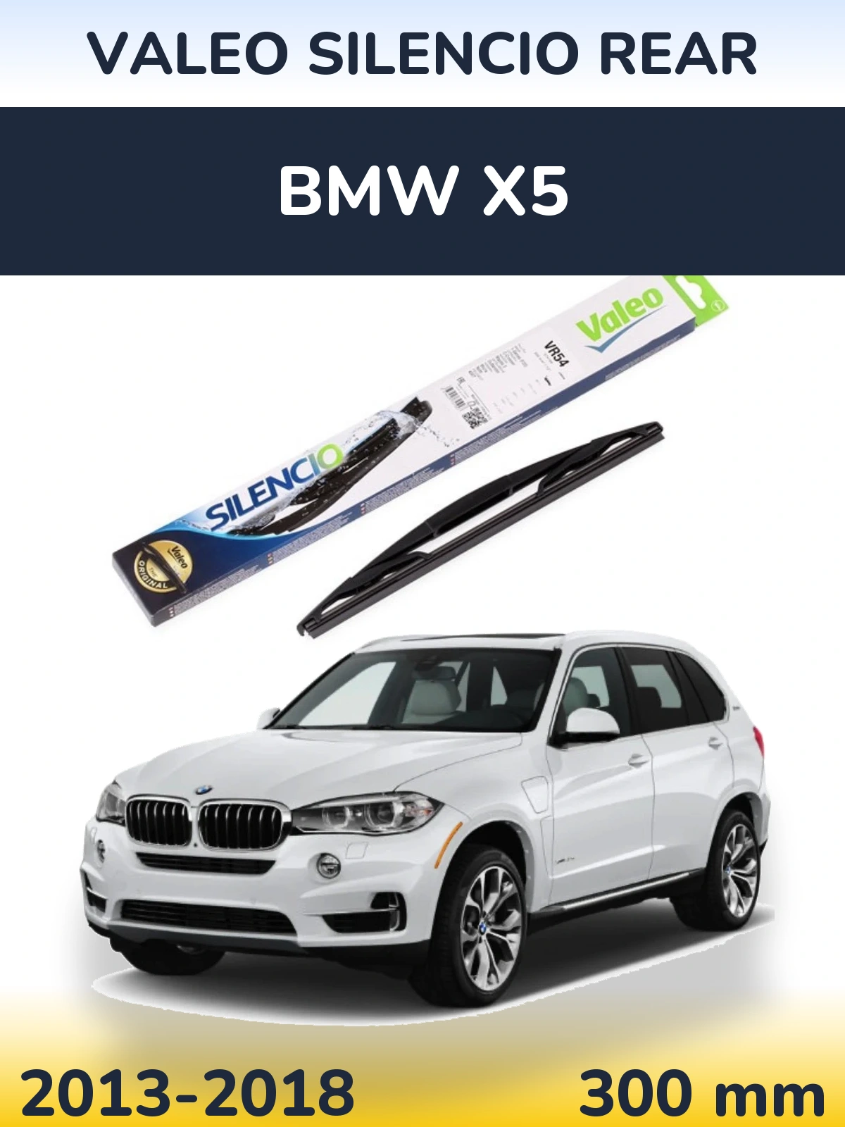 Tylna wycieraczka Valeo Silencio Rear 300 mm do BMW X5 2013-2018