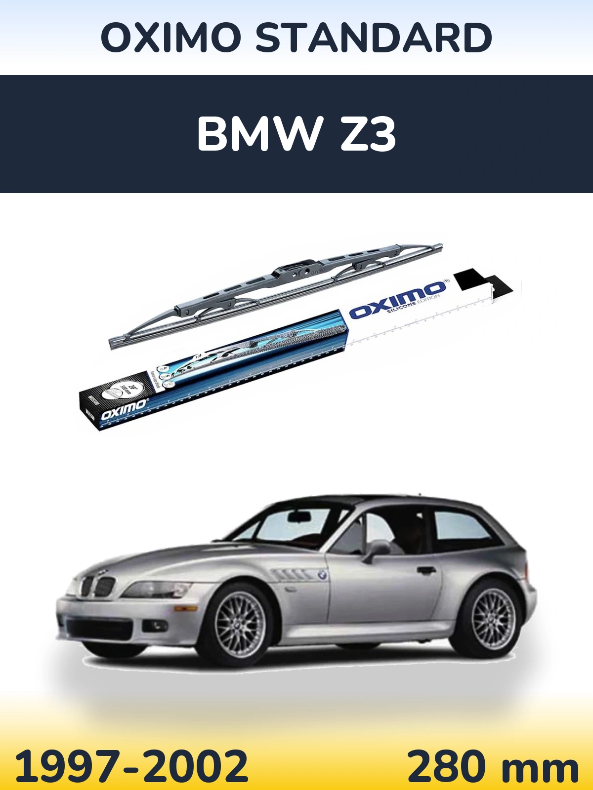Tylna wycieraczka Oximo Standard 275 mm do BMW Z3 1997-2002