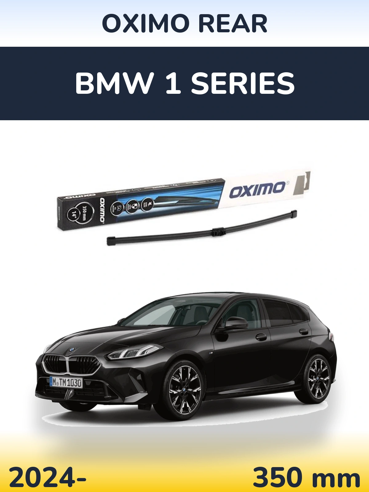 Rear wiper blade Oximo Rear 350 mm for BMW 1 Series 2024-2026