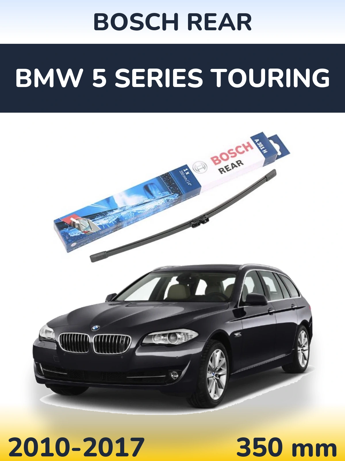 Tylna wycieraczka BOSCH Rear 350 mm do BMW Seria 5 Touring 2010-2017