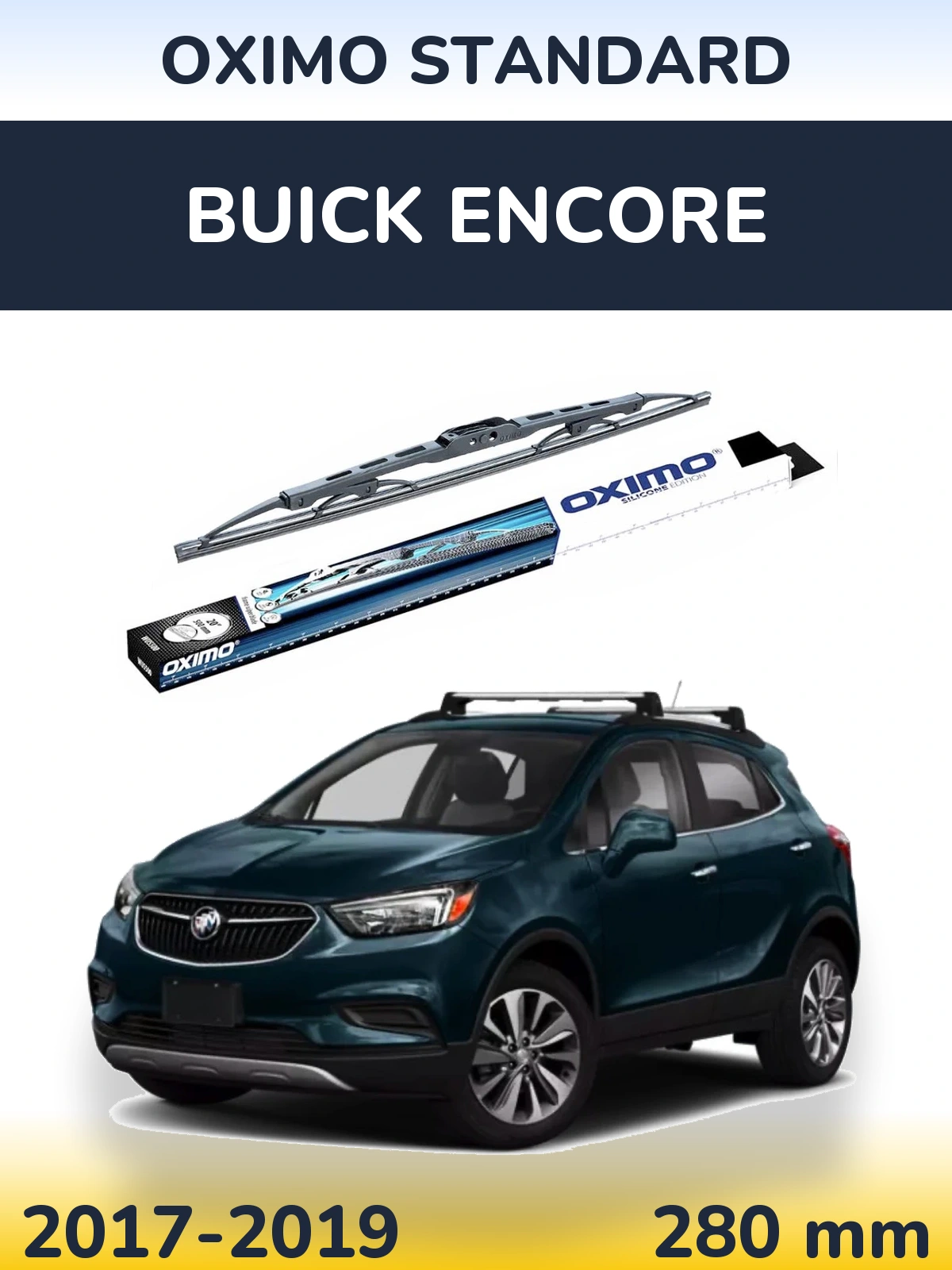 Rear wiper blade Oximo Standard 275 mm for Buick Encore 2017-2019