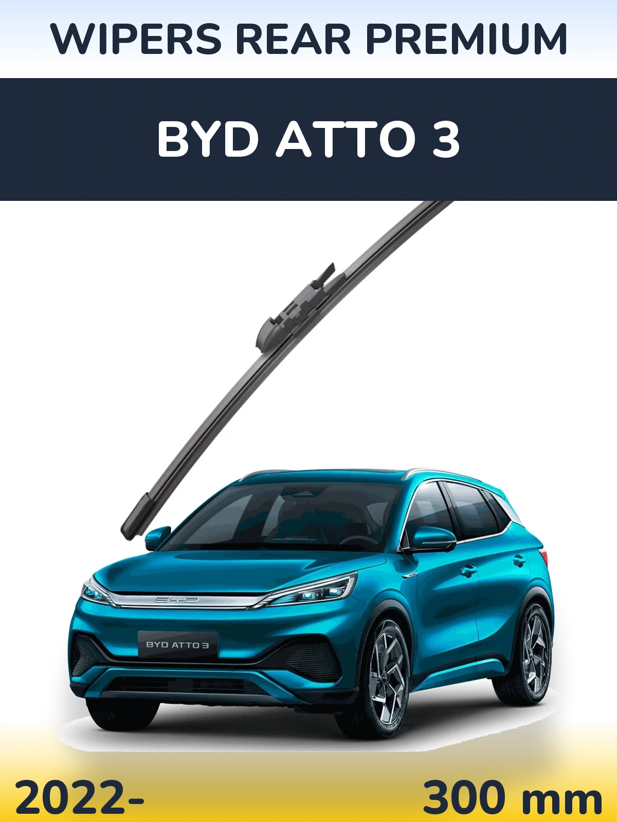 Tylna wycieraczka WIPERS REAR PREMIUM 300 mm do BYD Atto 3 2022-2026