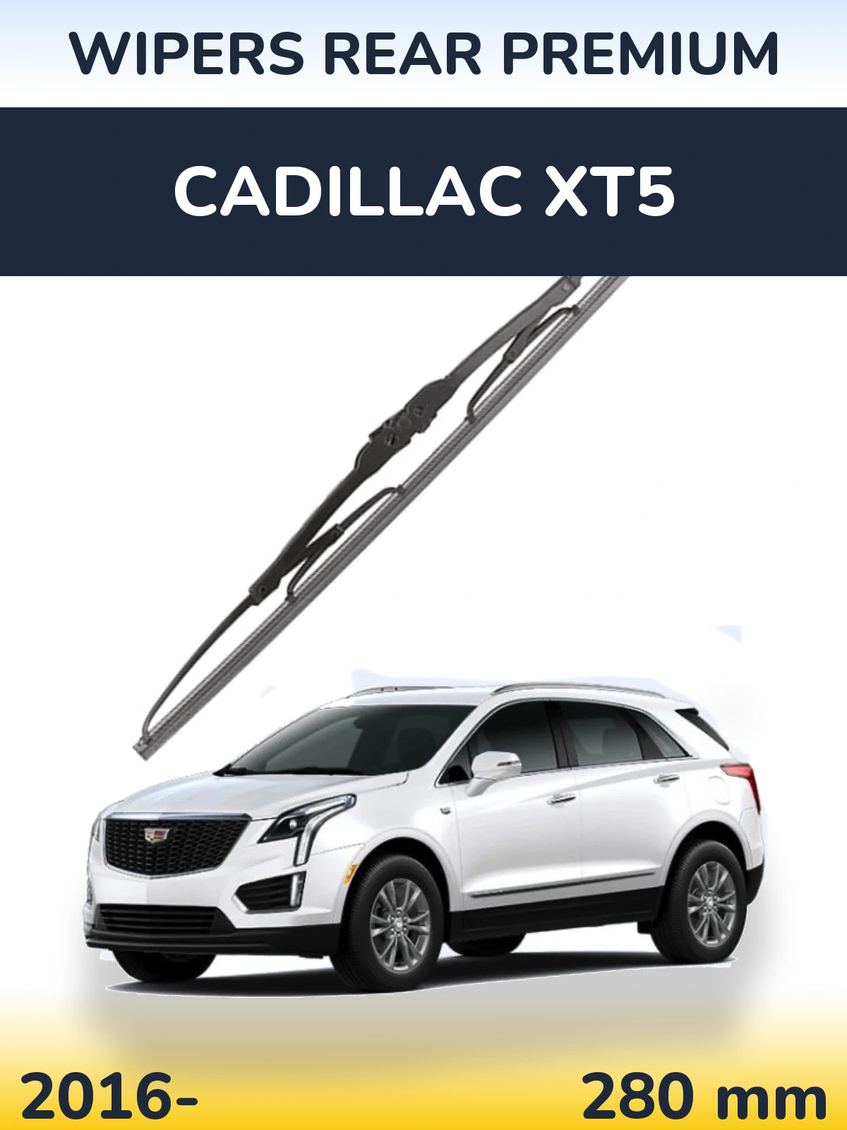 Rear wiper blade WIPERS REAR PREMIUM 280 mm for Cadillac XT5 2016-2026