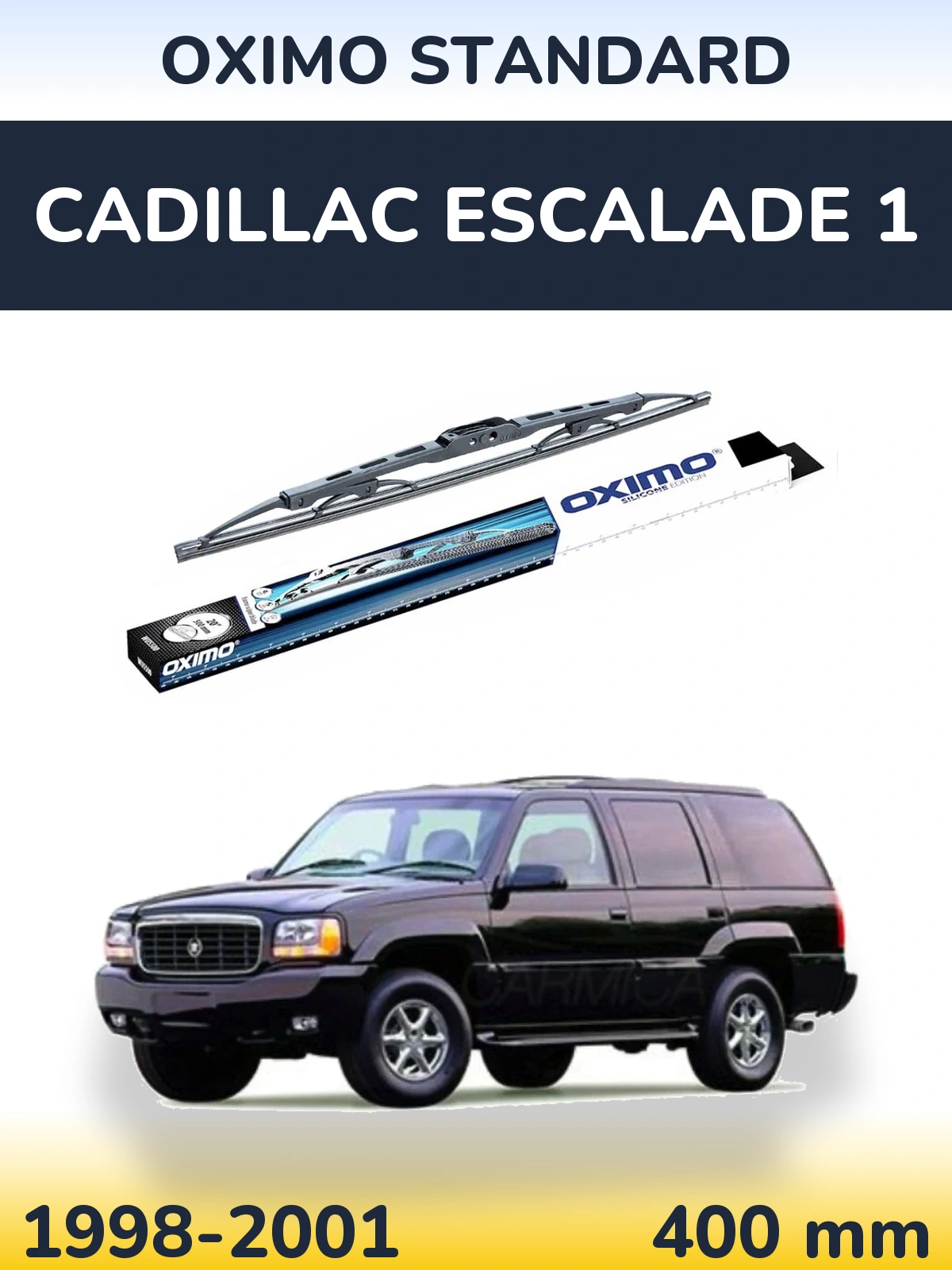 Tylna wycieraczka Oximo Standard 400 mm do Cadillac Escalade 1 1998-2001