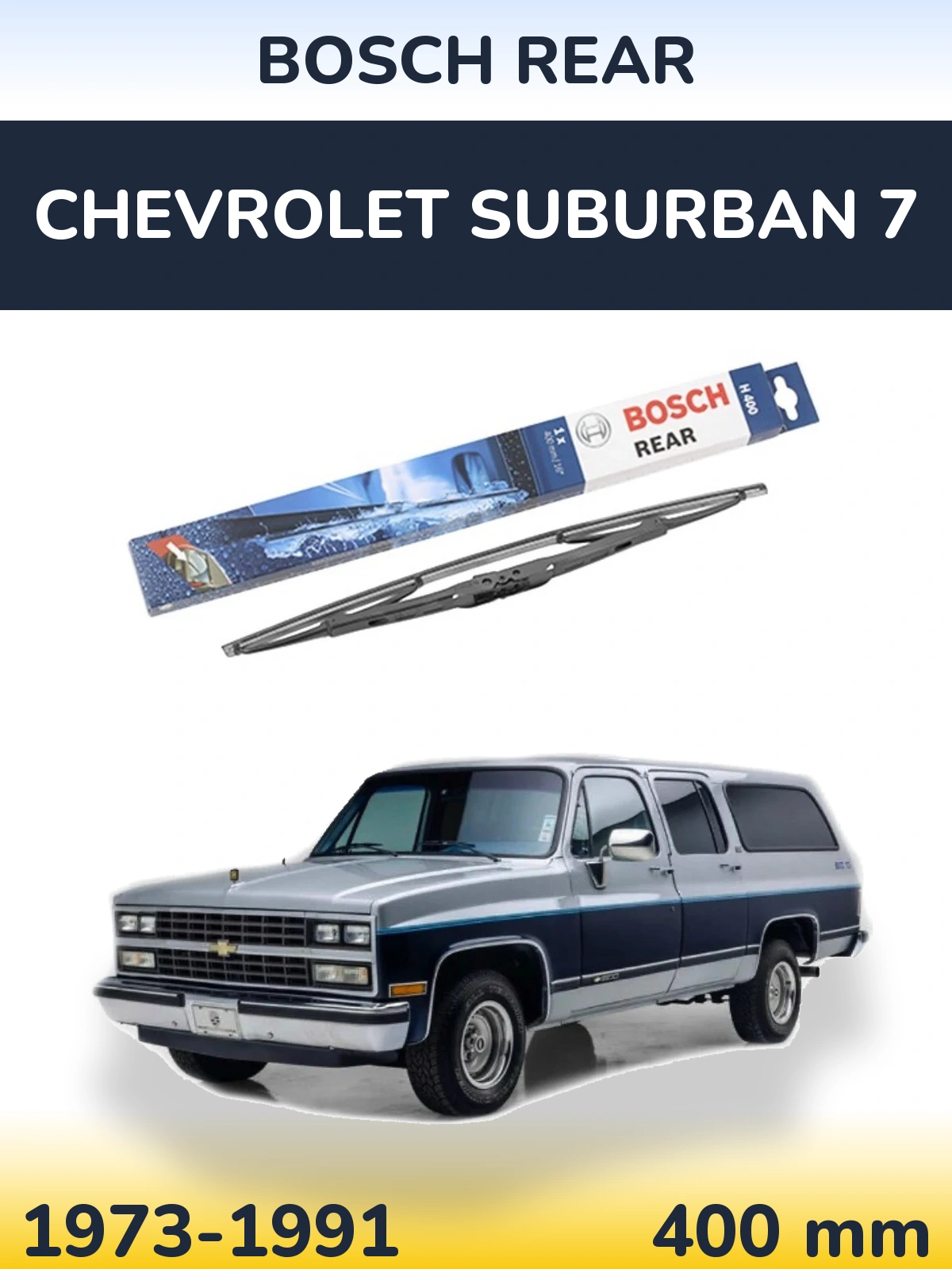 Tylna wycieraczka BOSCH Rear 400 mm do Chevrolet Suburban 7 1973-1991
