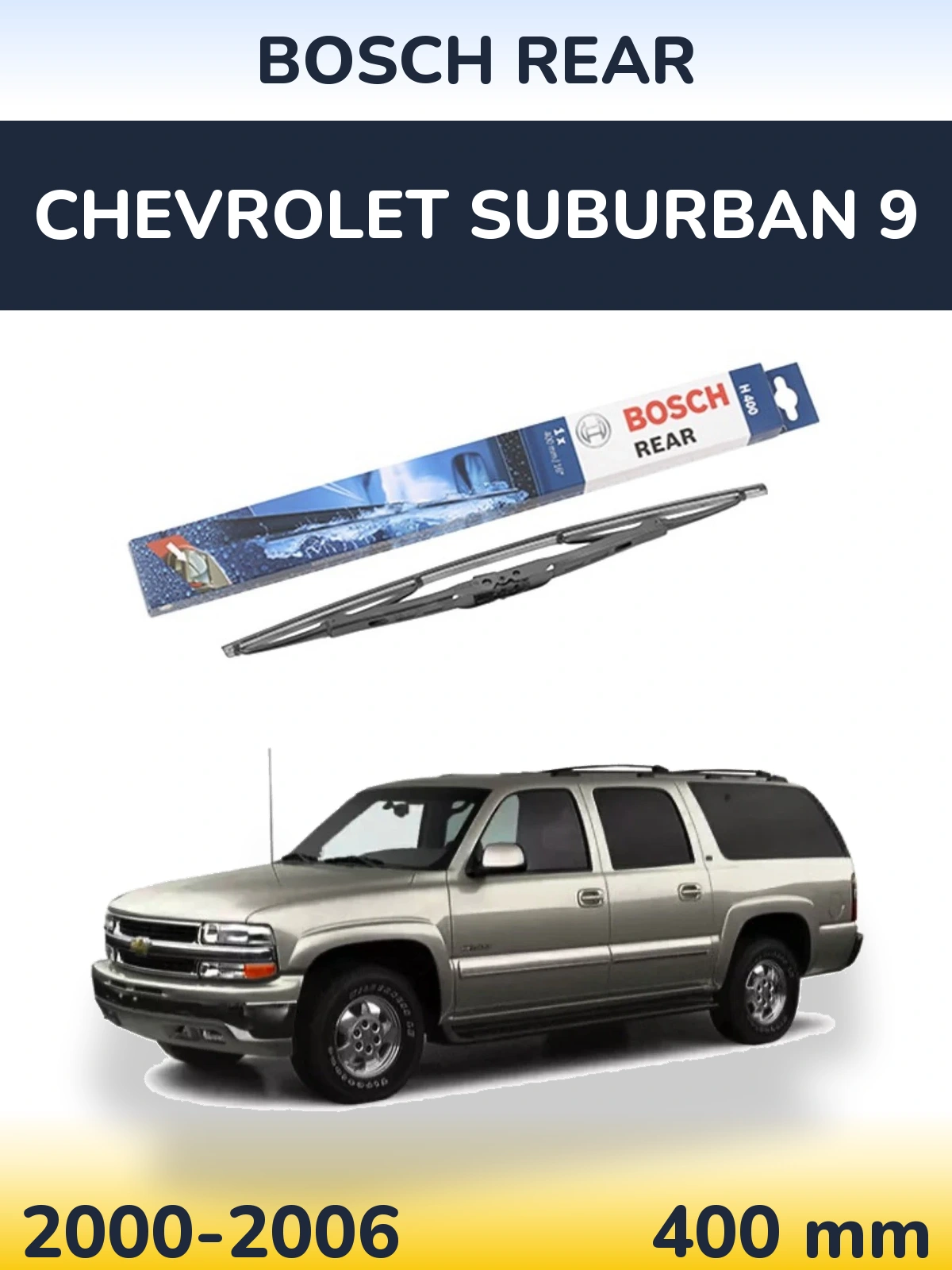Tylna wycieraczka BOSCH Rear 400 mm do Chevrolet Suburban 9 2000-2006
