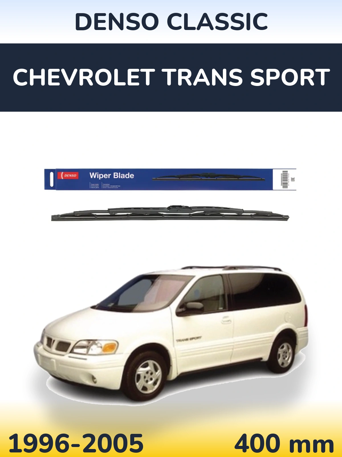 Tylna wycieraczka Denso Classic 400 mm do Chevrolet Trans Sport 1996-2005