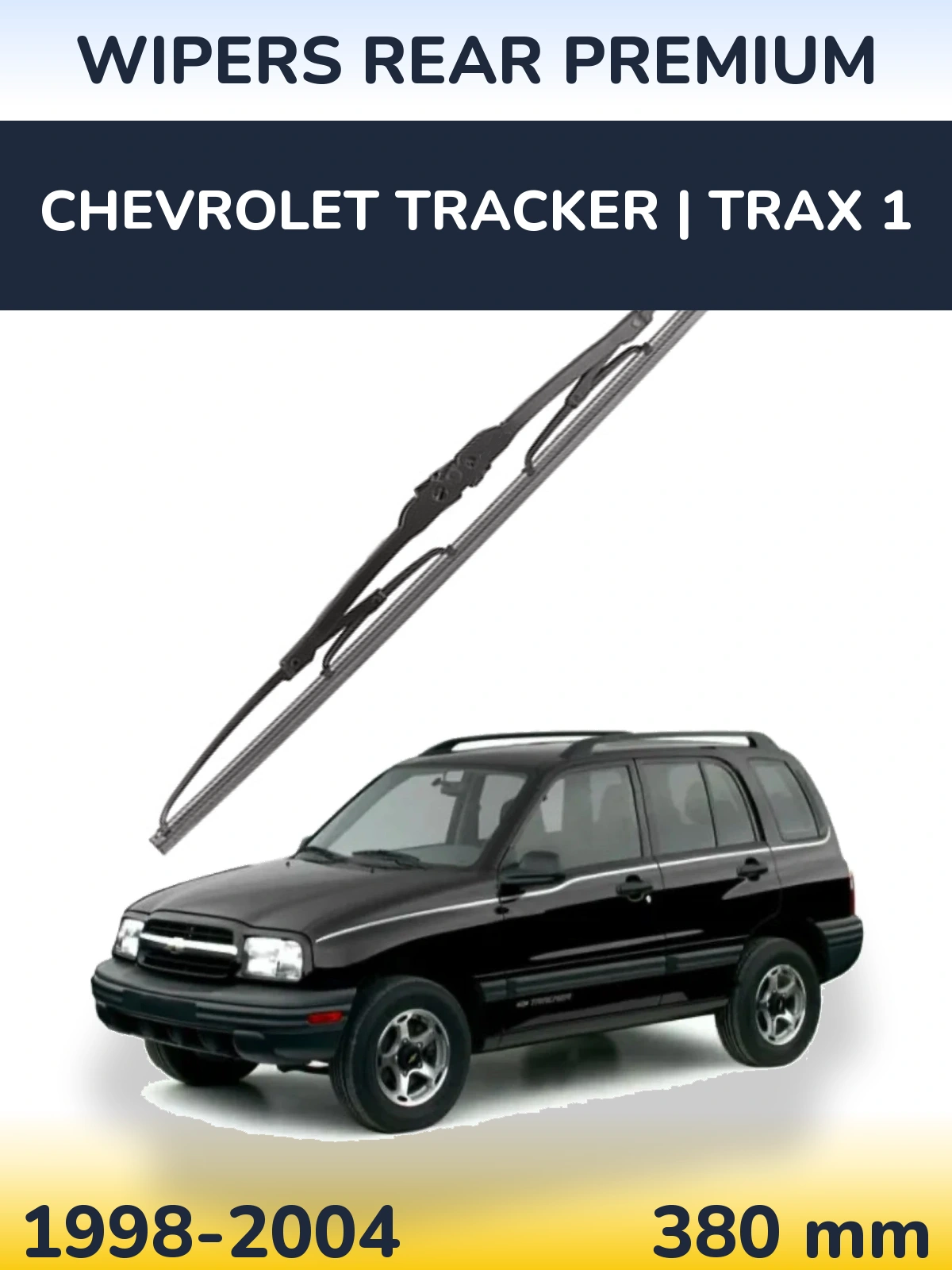 Задний дворник WIPERS REAR PREMIUM 380 мм для Chevrolet Tracker | Trax 1 1998-2004