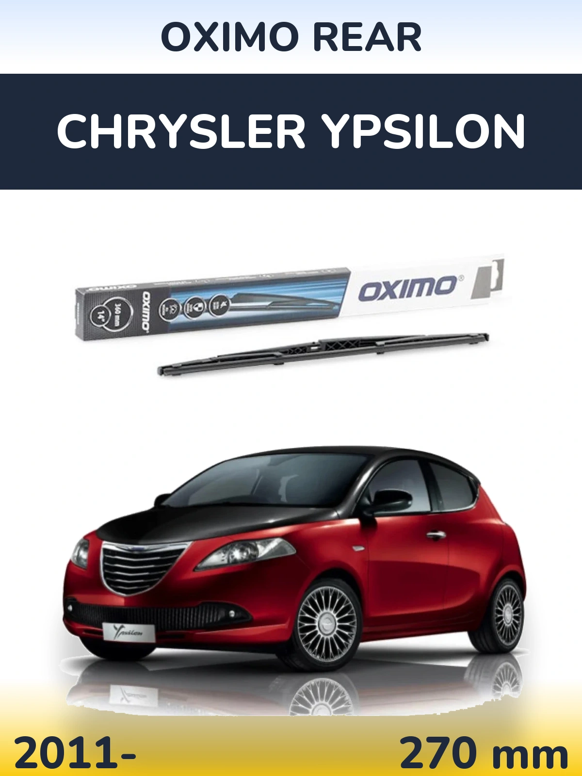 Tylna wycieraczka Oximo Rear 360 mm do Chrysler Ypsilon 2011-2026