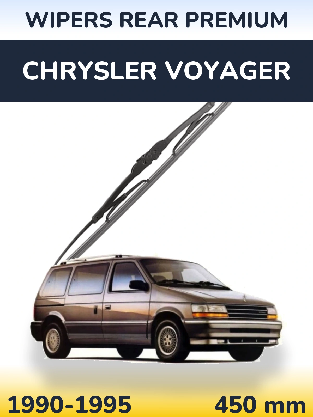 Tylna wycieraczka WIPERS REAR PREMIUM 450 mm do Chrysler Voyager 1990-1995