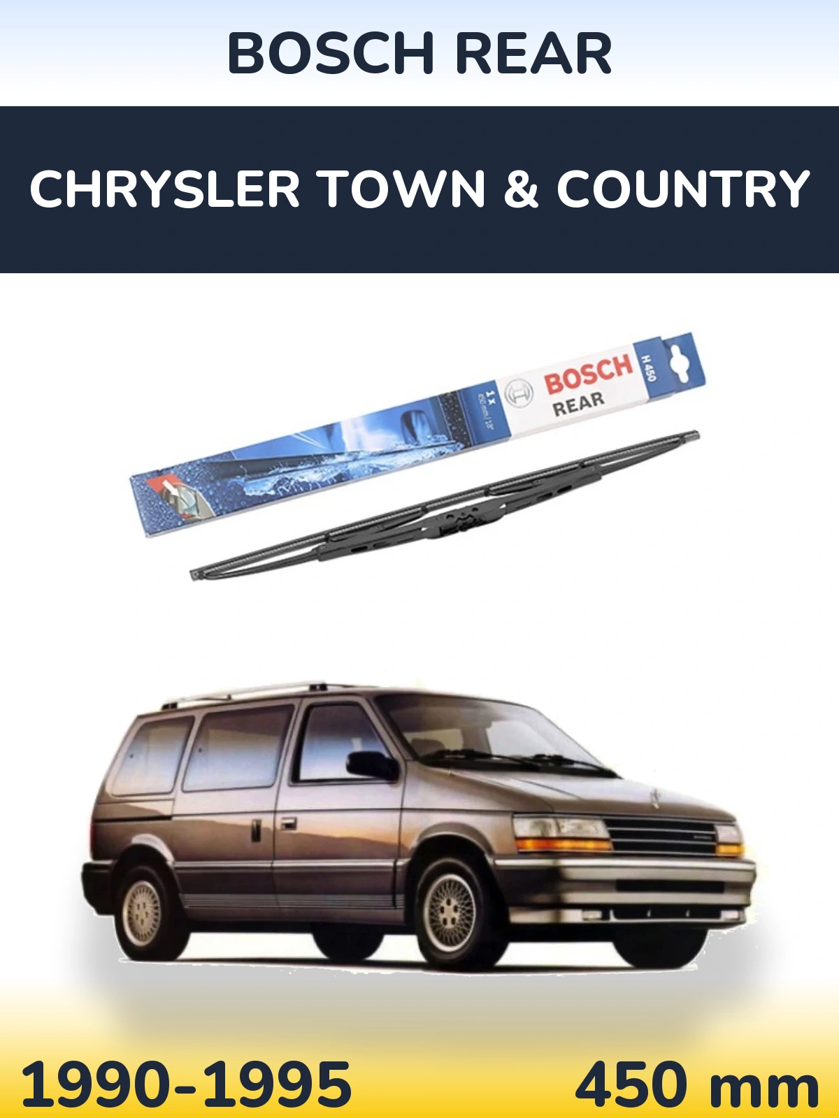 Tylna wycieraczka BOSCH Rear 450 mm do Chrysler Town & Country 1990-1995