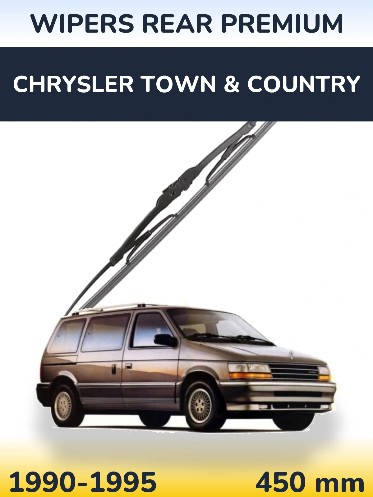 Tylna wycieraczka WIPERS REAR PREMIUM 450 mm do Chrysler Town & Country 1990-1995