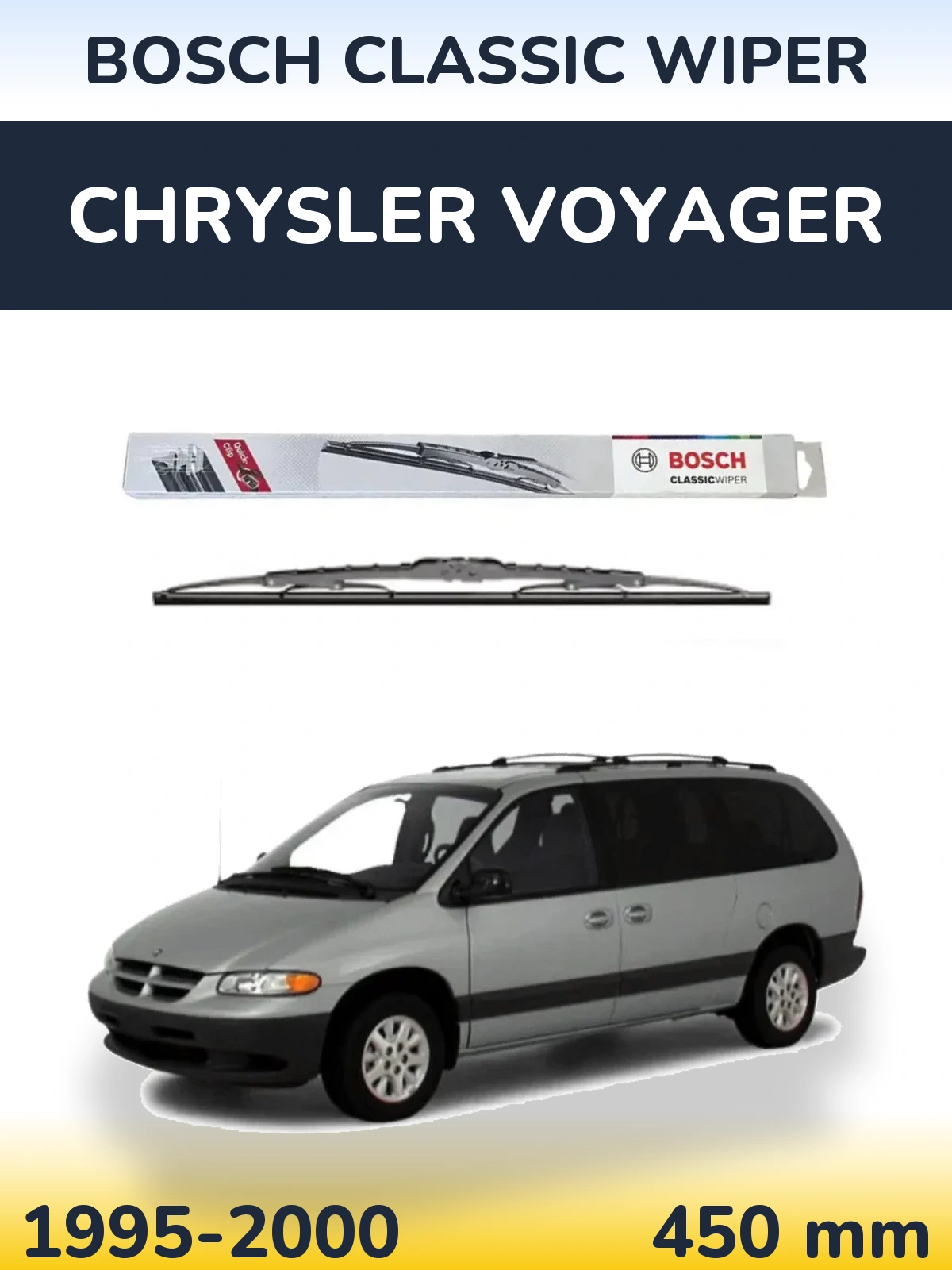 Tylna wycieraczka BOSCH Classic Wiper 450 mm do Chrysler Voyager 1995-2000