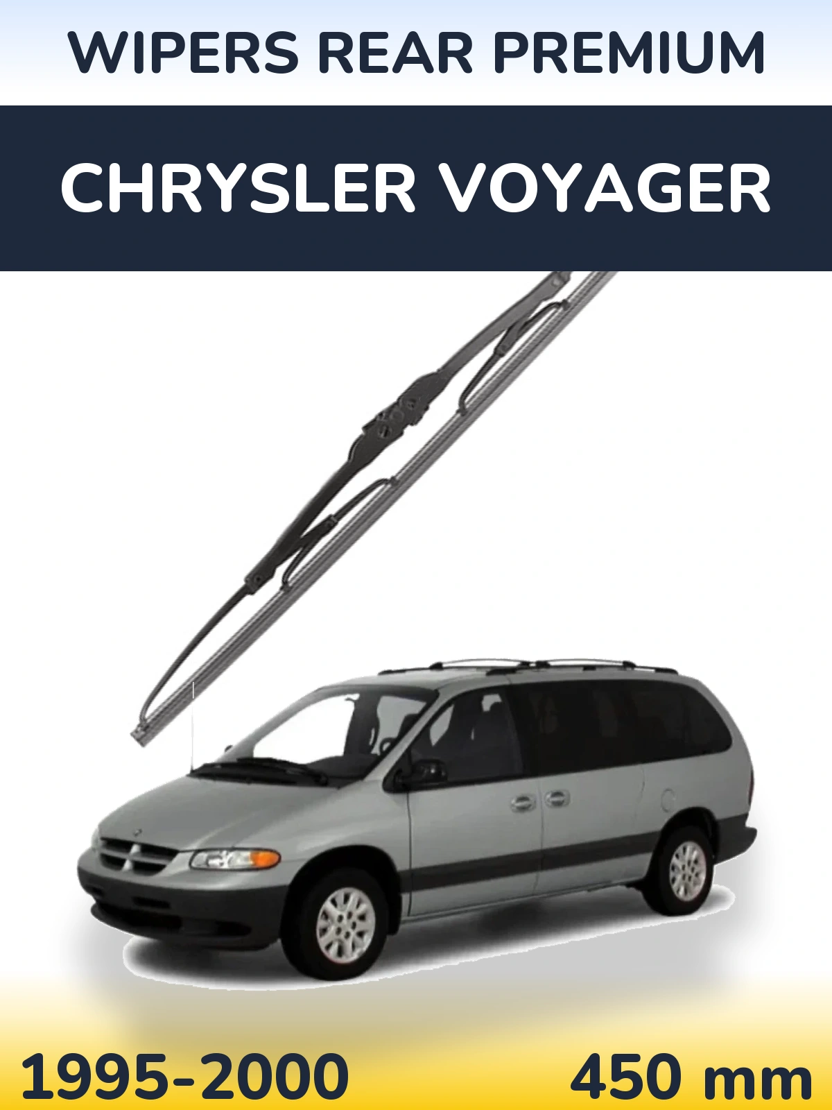 Tylna wycieraczka WIPERS REAR PREMIUM 450 mm do Chrysler Voyager 1995-2000