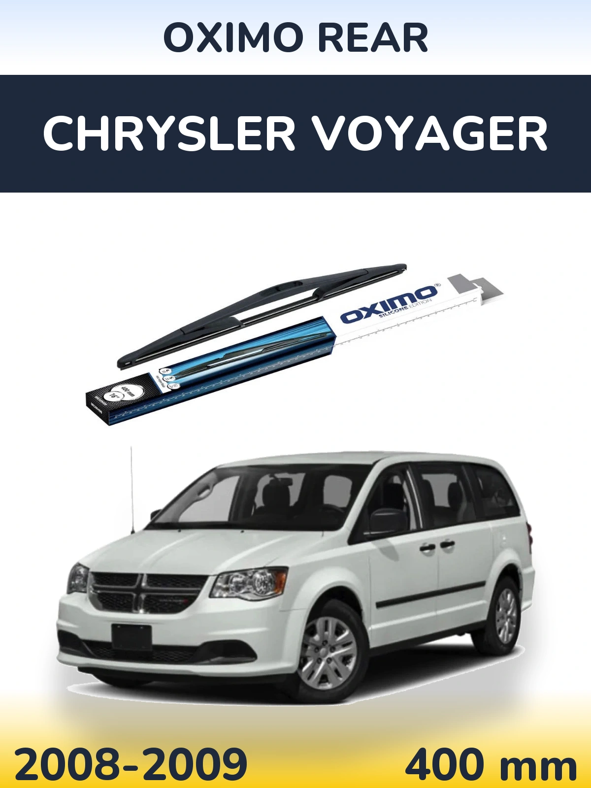 Tylna wycieraczka Oximo Rear 400 mm do Chrysler Voyager 2008-2009