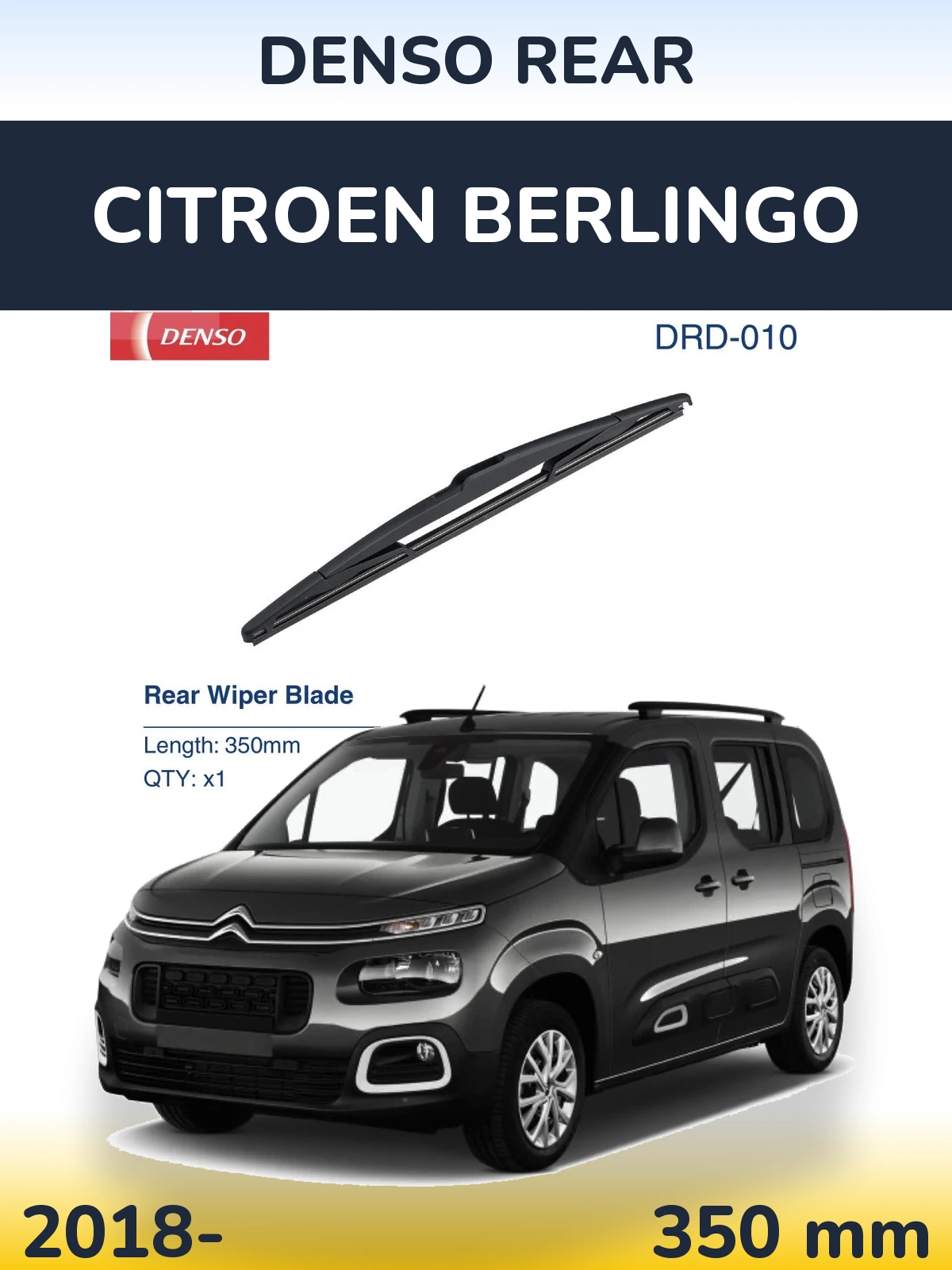Tylna wycieraczka Denso Rear 350 mm do Citroen Berlingo 2018-2026