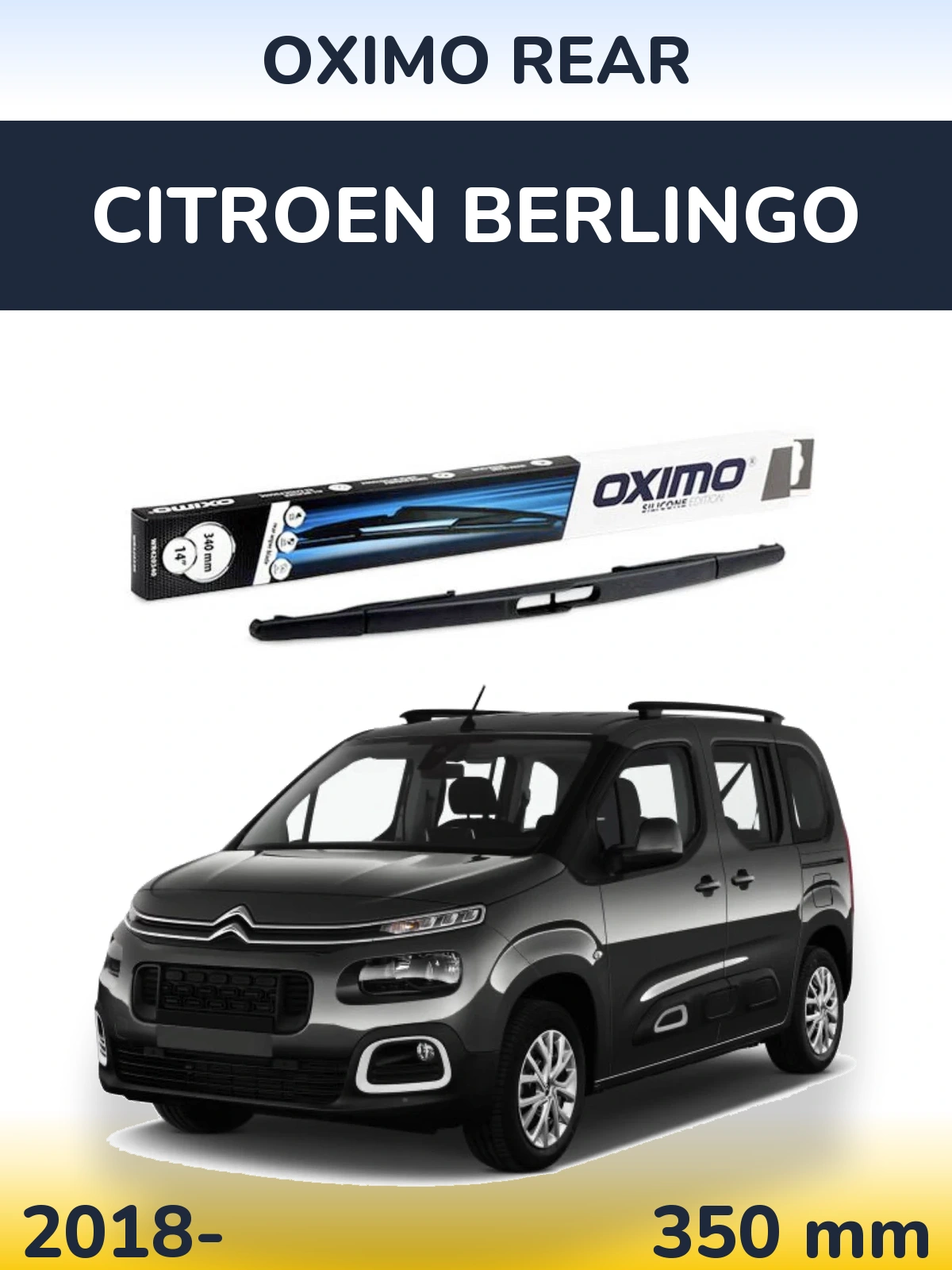 Tylna wycieraczka Oximo Rear 350 mm do Citroen Berlingo 2018-2026