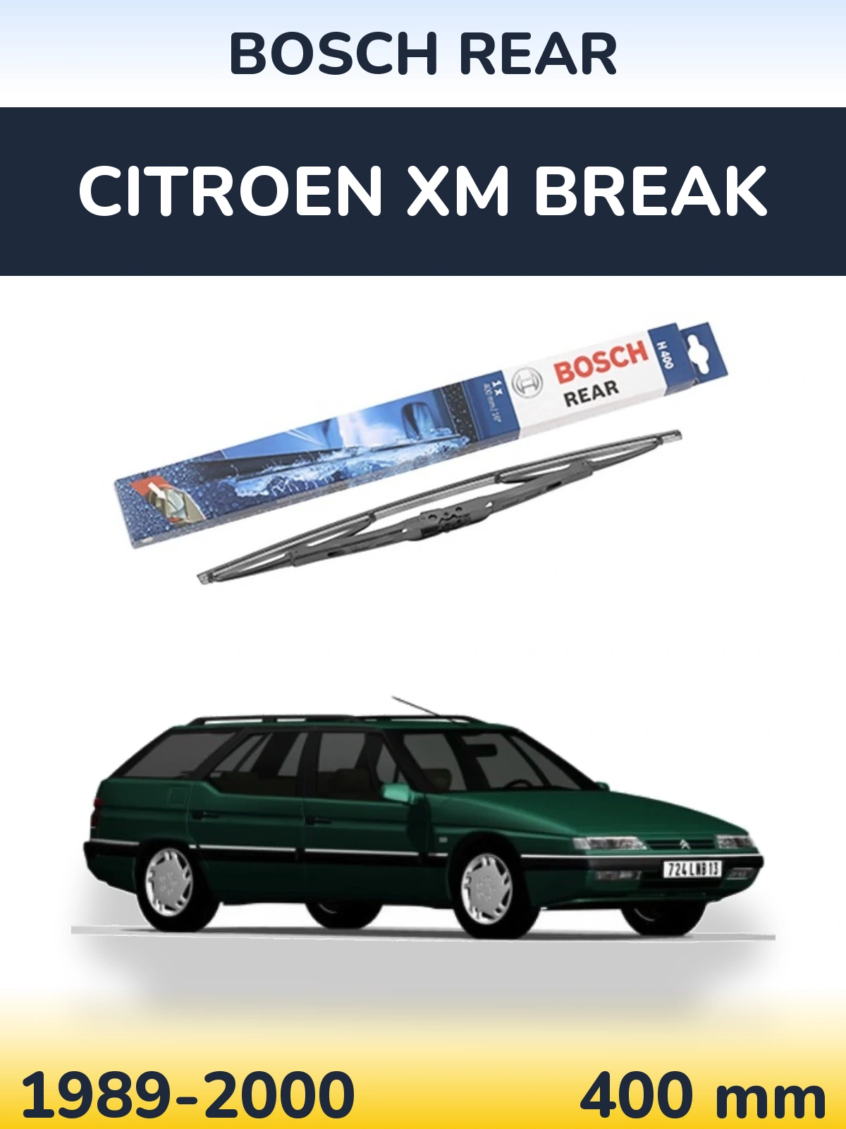 Tylna wycieraczka BOSCH Rear 400 mm do Citroen XM Break 1989-2000